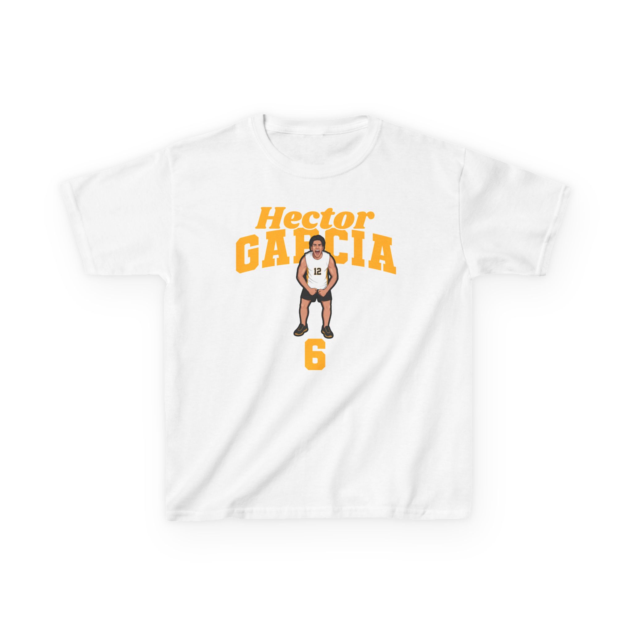 Youth Tee — character_signature_arch in White