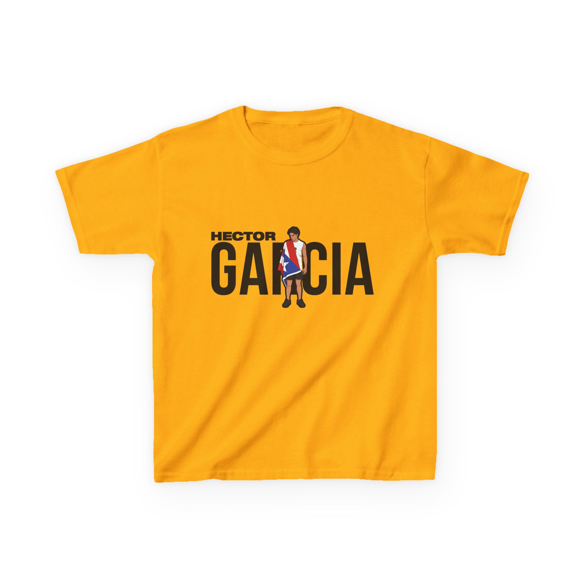 Youth Tee — character_player_name in Gold