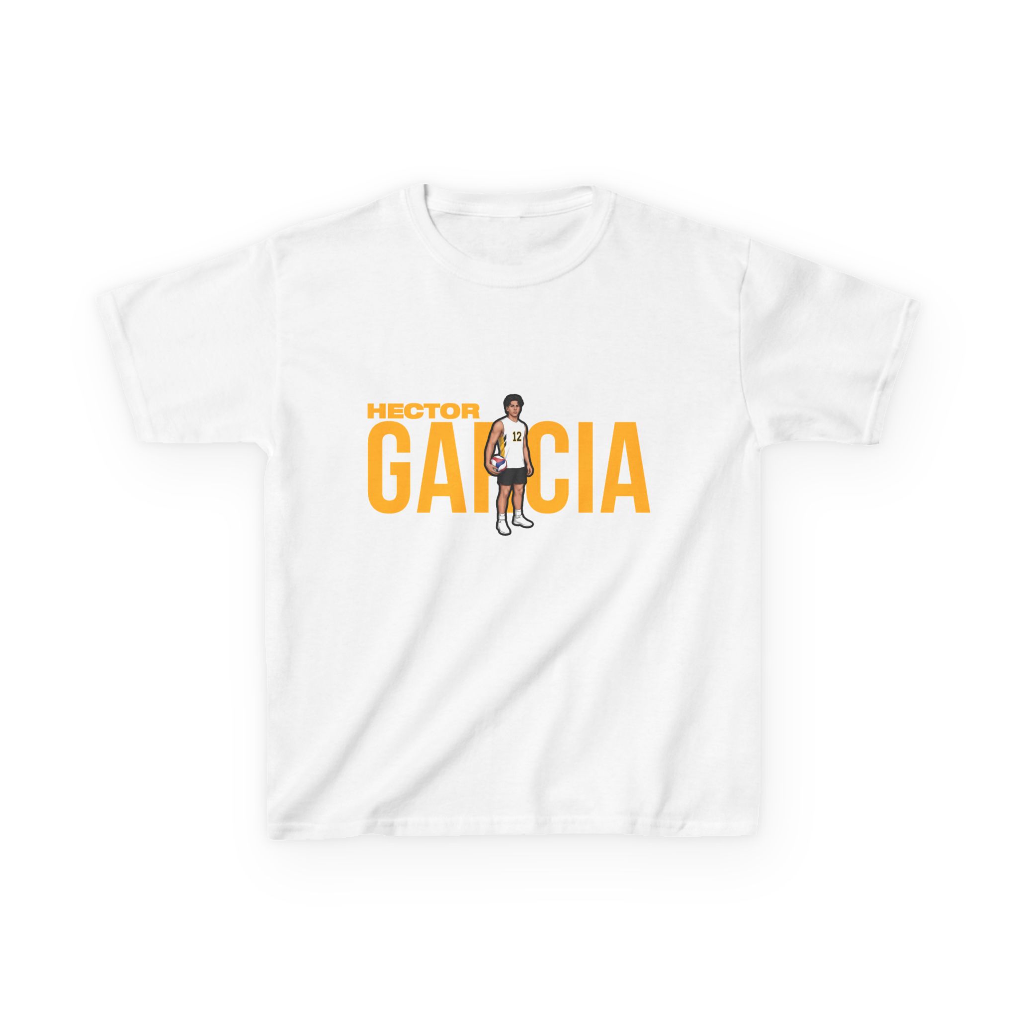 Youth Tee — character_player_name in White