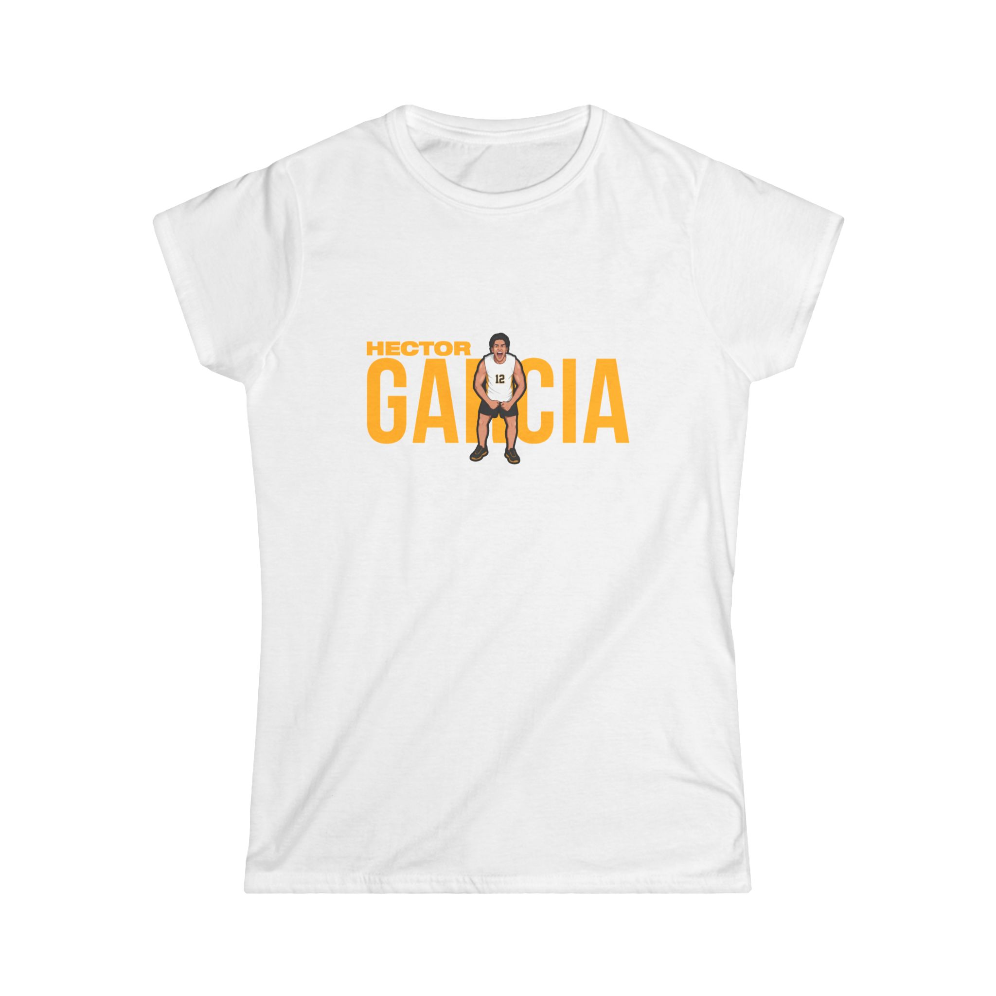 Women's Softstyle Tee — character_player_name in White