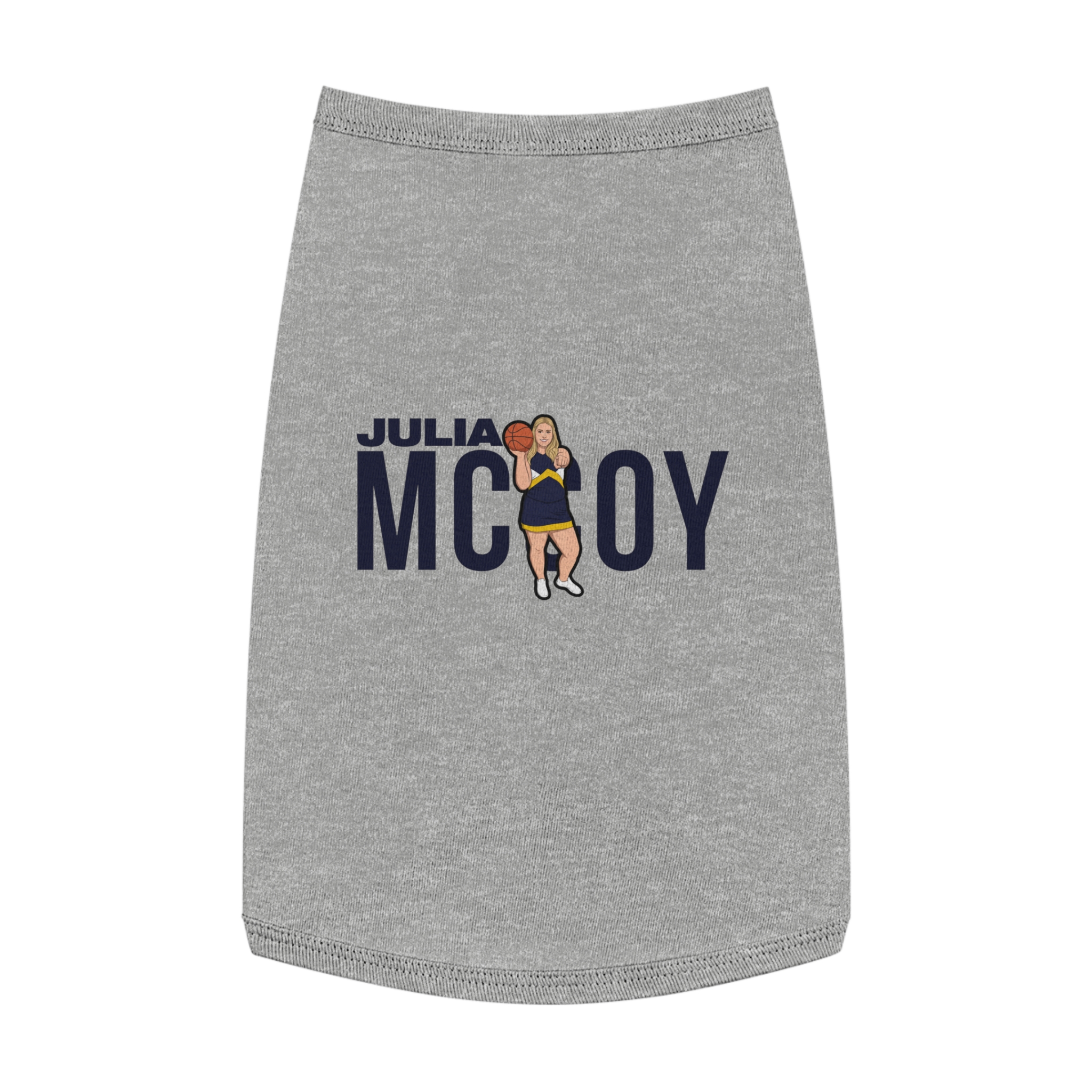Pet Tank Top — character_player_name in White