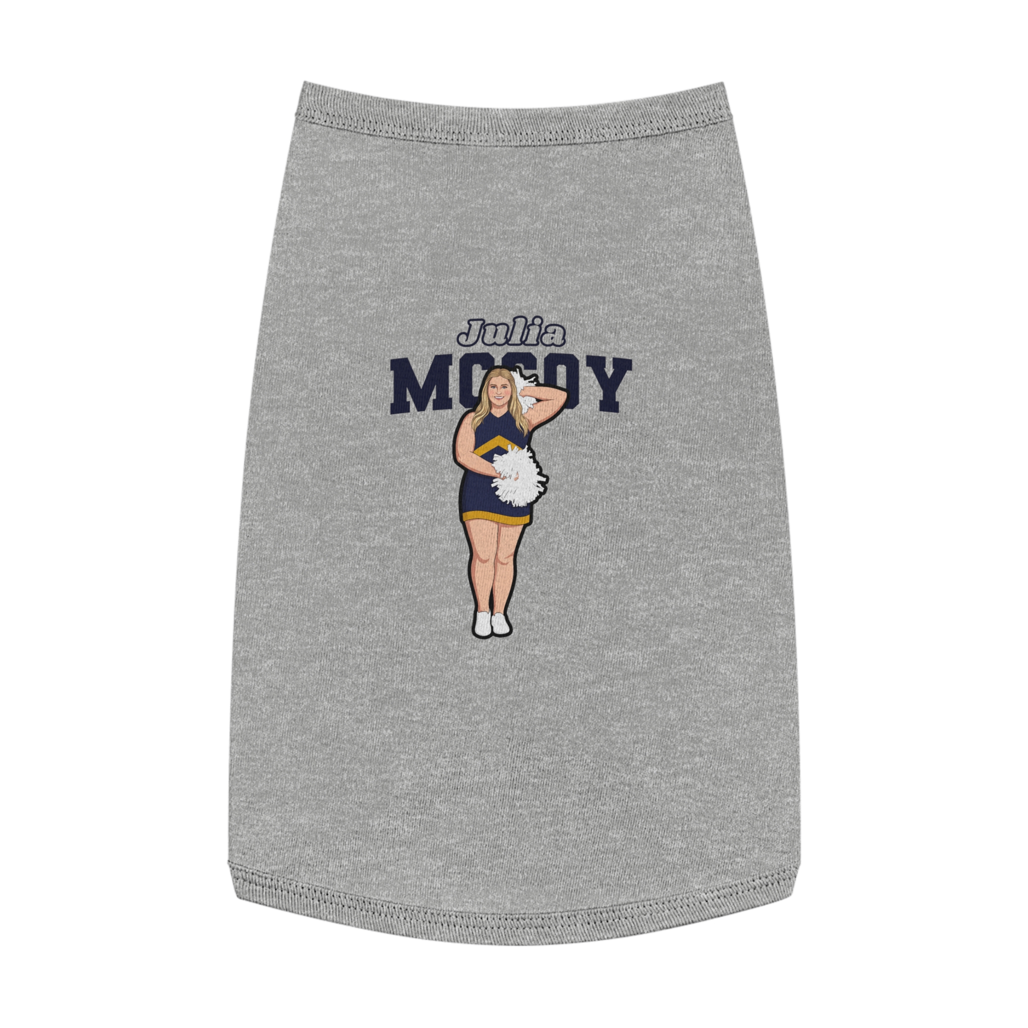 Pet Tank Top — character_name_arch in White