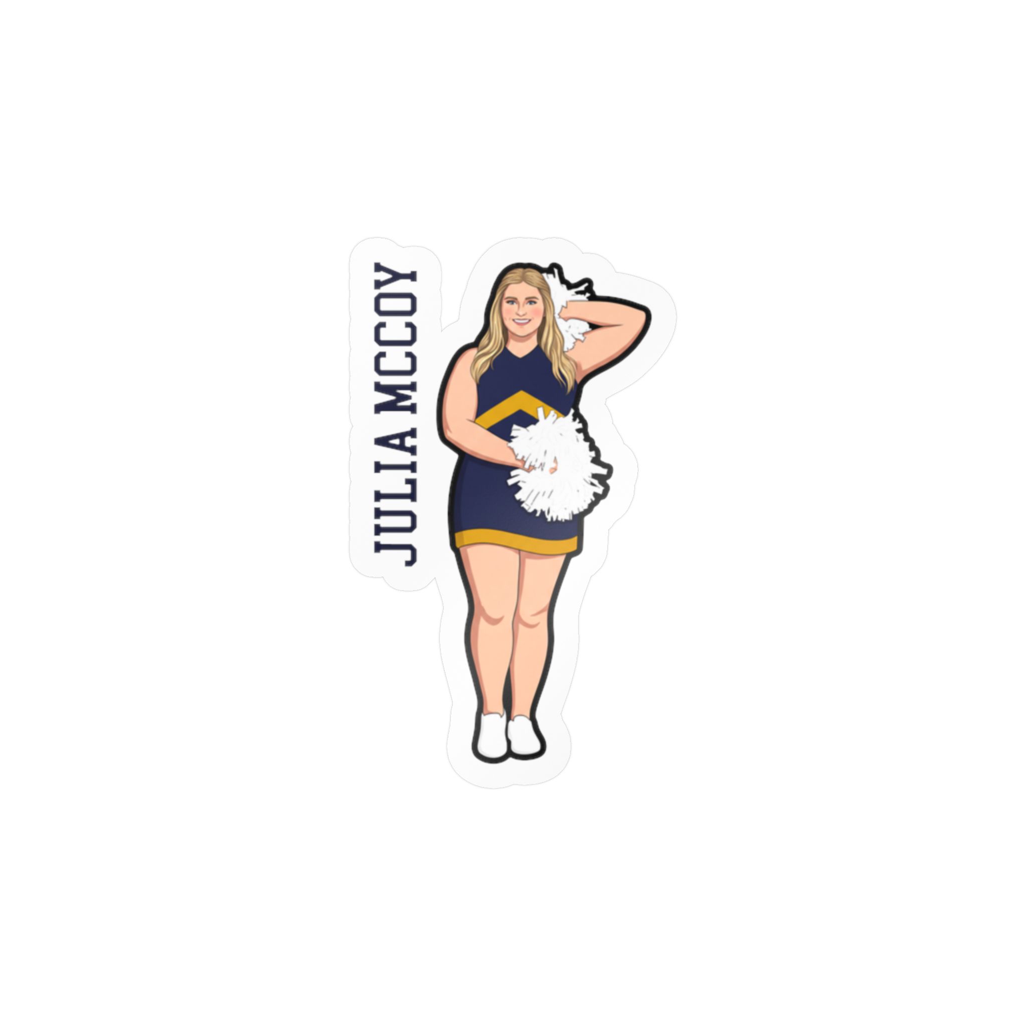 Vinyl Sticker — character_name_vertical in Classic