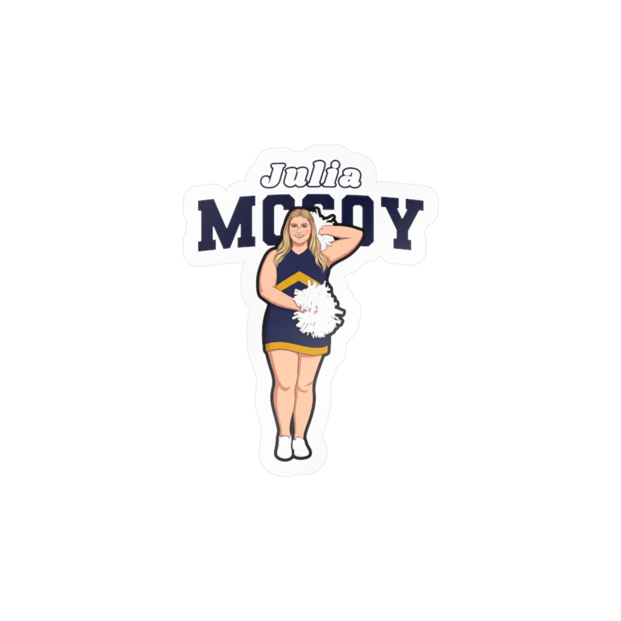 Vinyl Sticker — character_name_arch in Classic