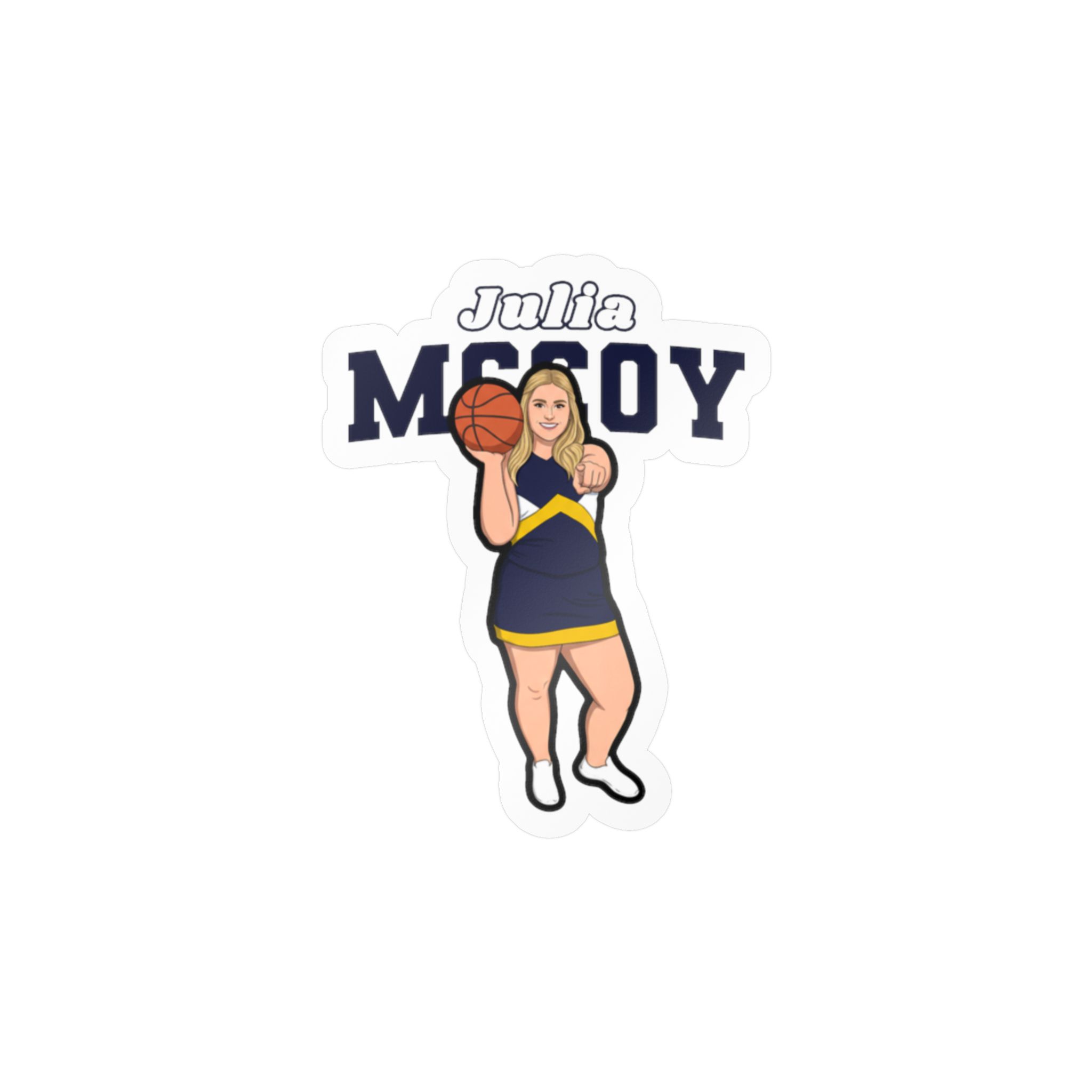 Vinyl Sticker — character_name_arch in Classic