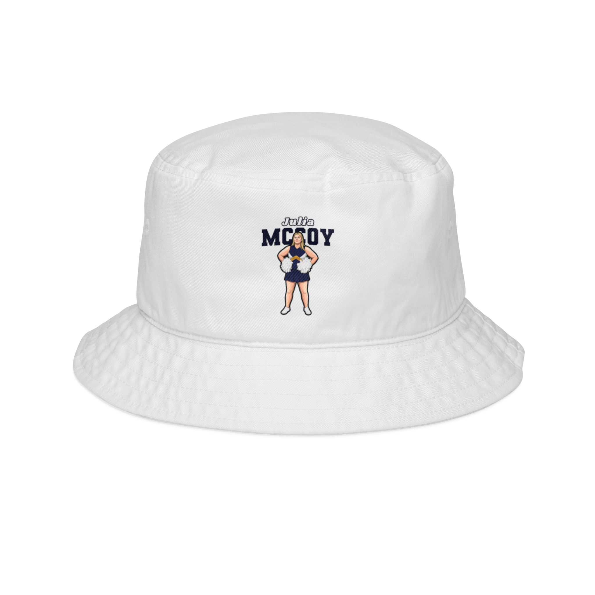 Bucket Hat — character_name_arch in White