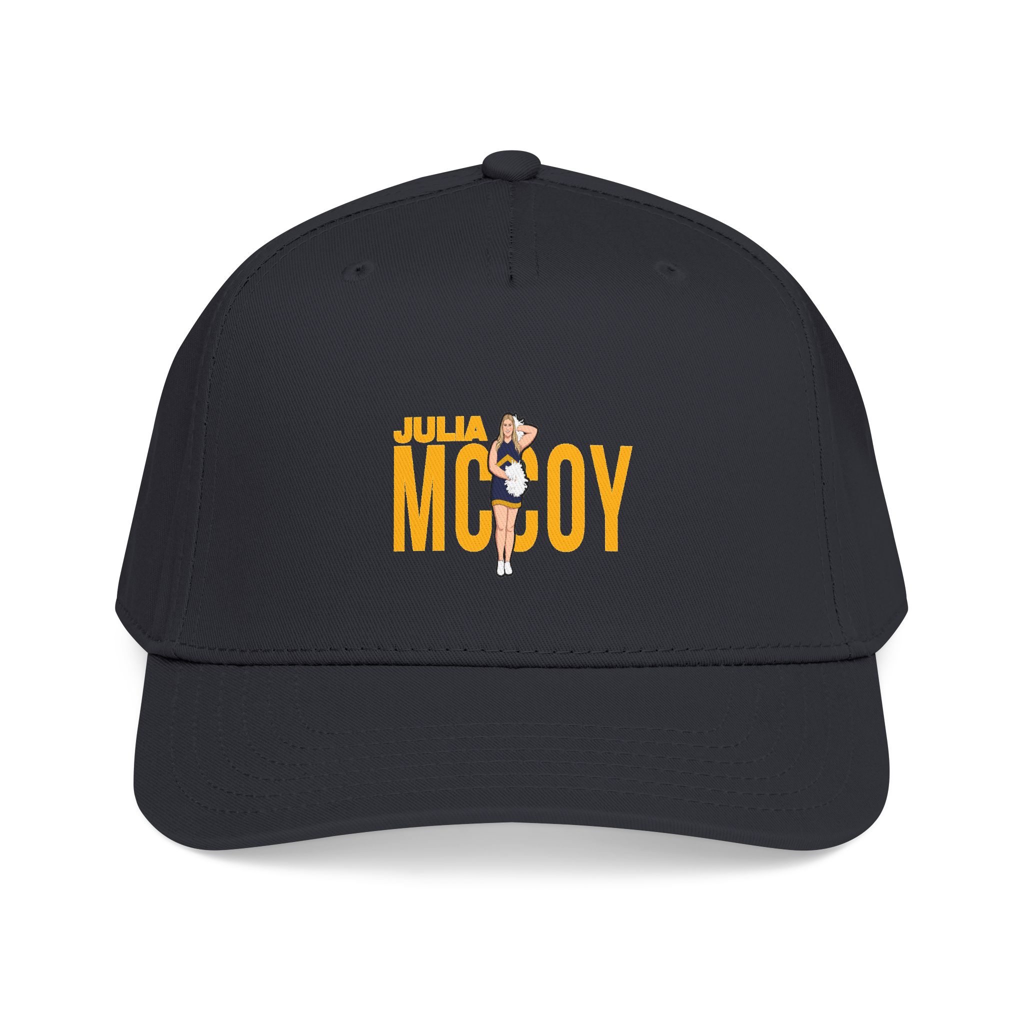 Baseball Cap — character_player_name in Black