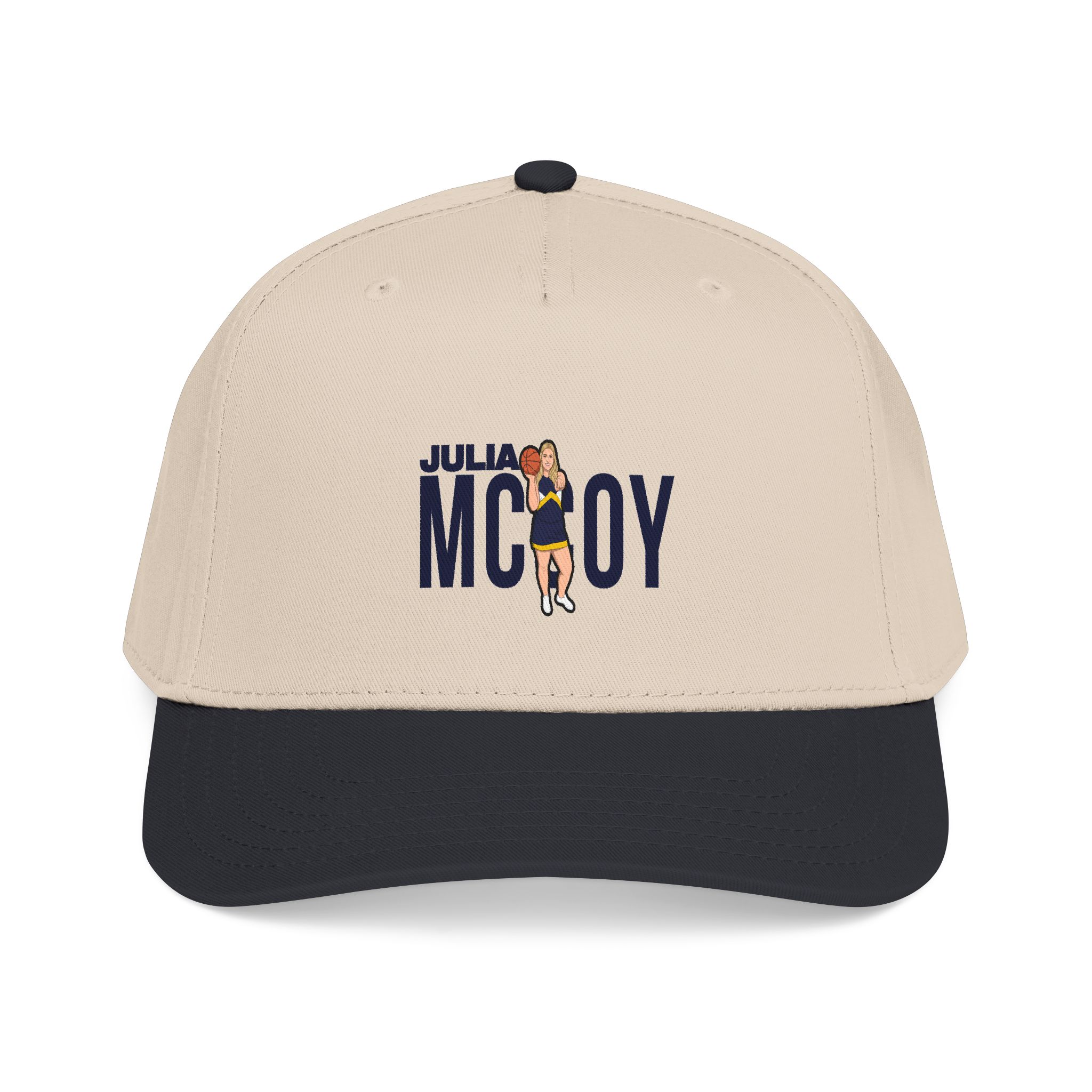 Baseball Cap — character_player_name in Black / Natural