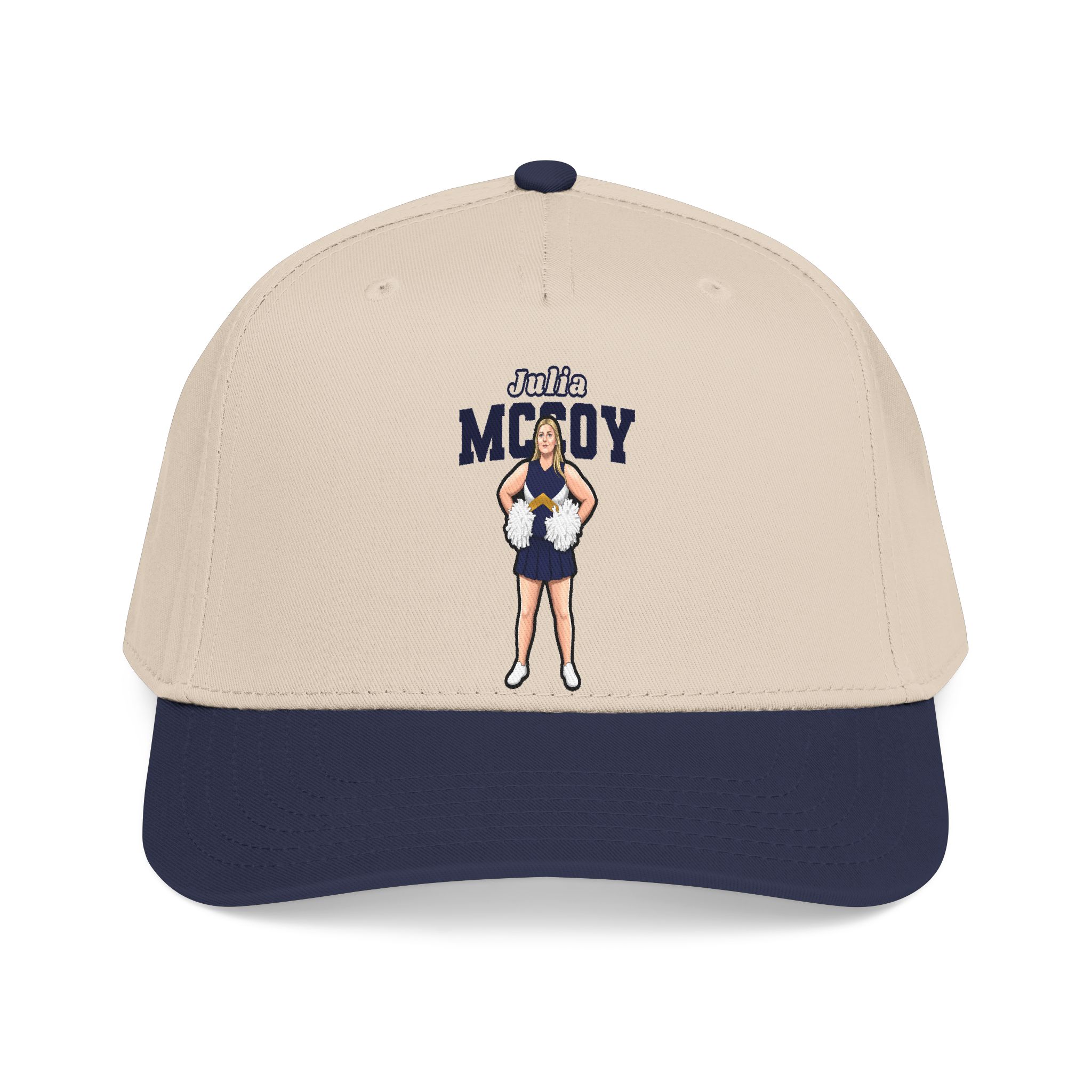 Baseball Cap — character_name_arch in Navy / Natural