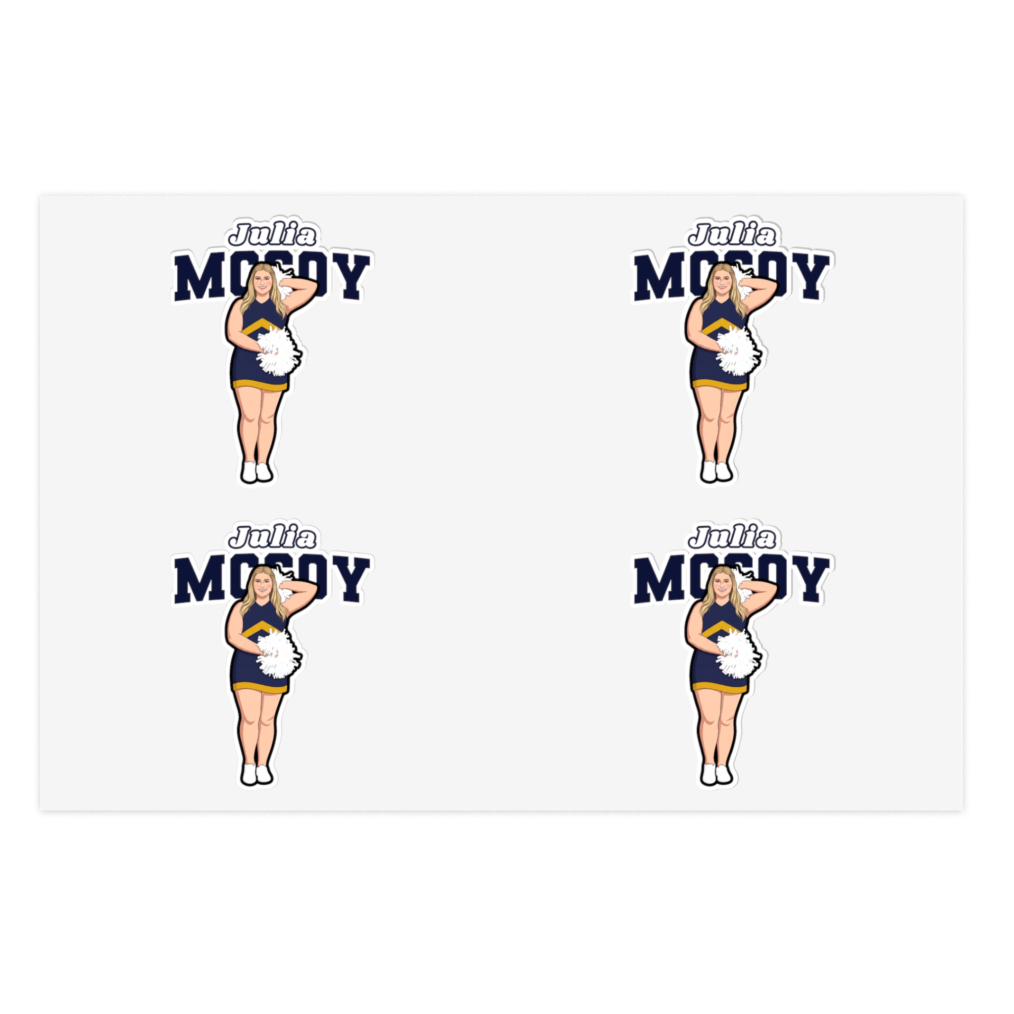 Sticker Sheet — character_name_arch in Classic