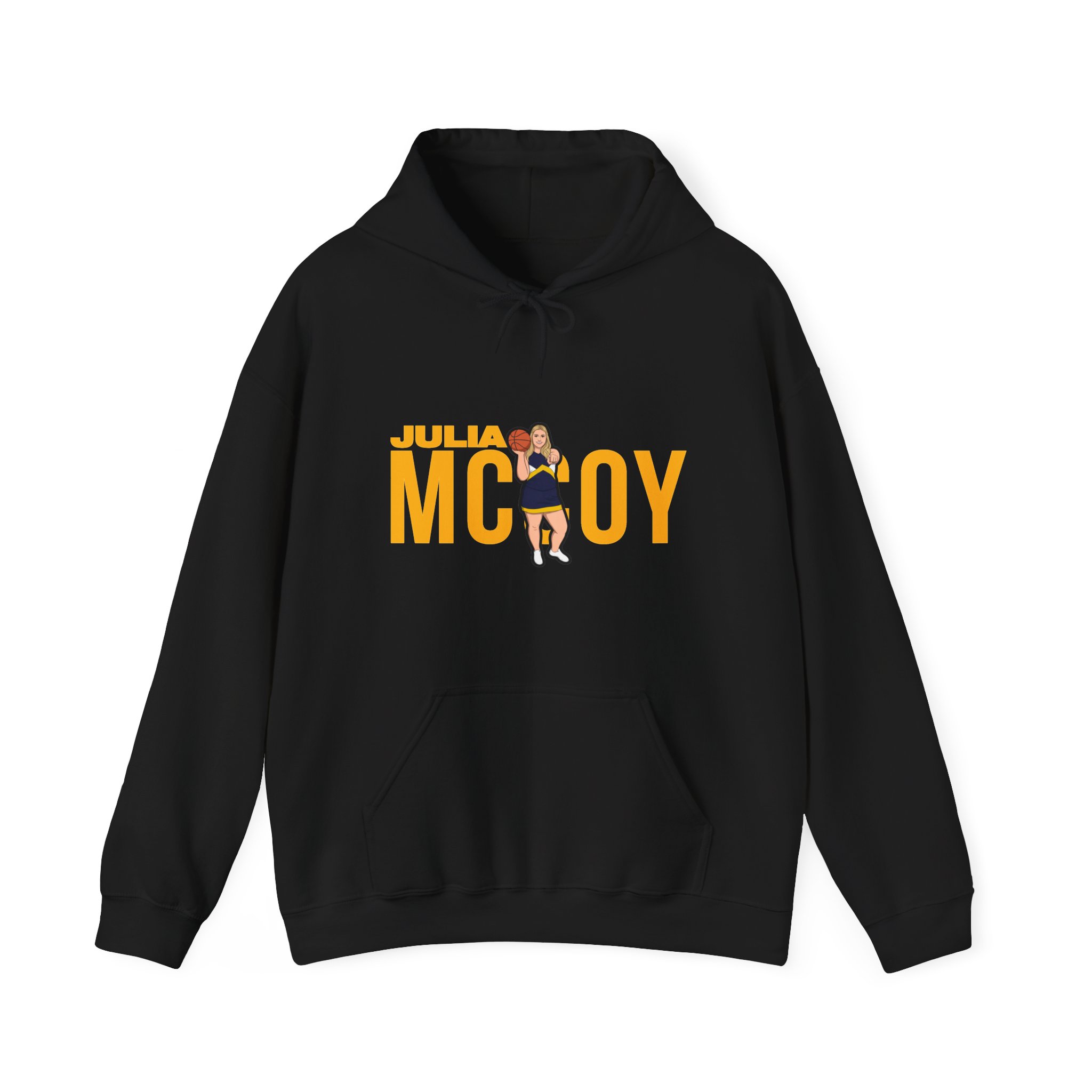 Hoodie — character_player_name in Black