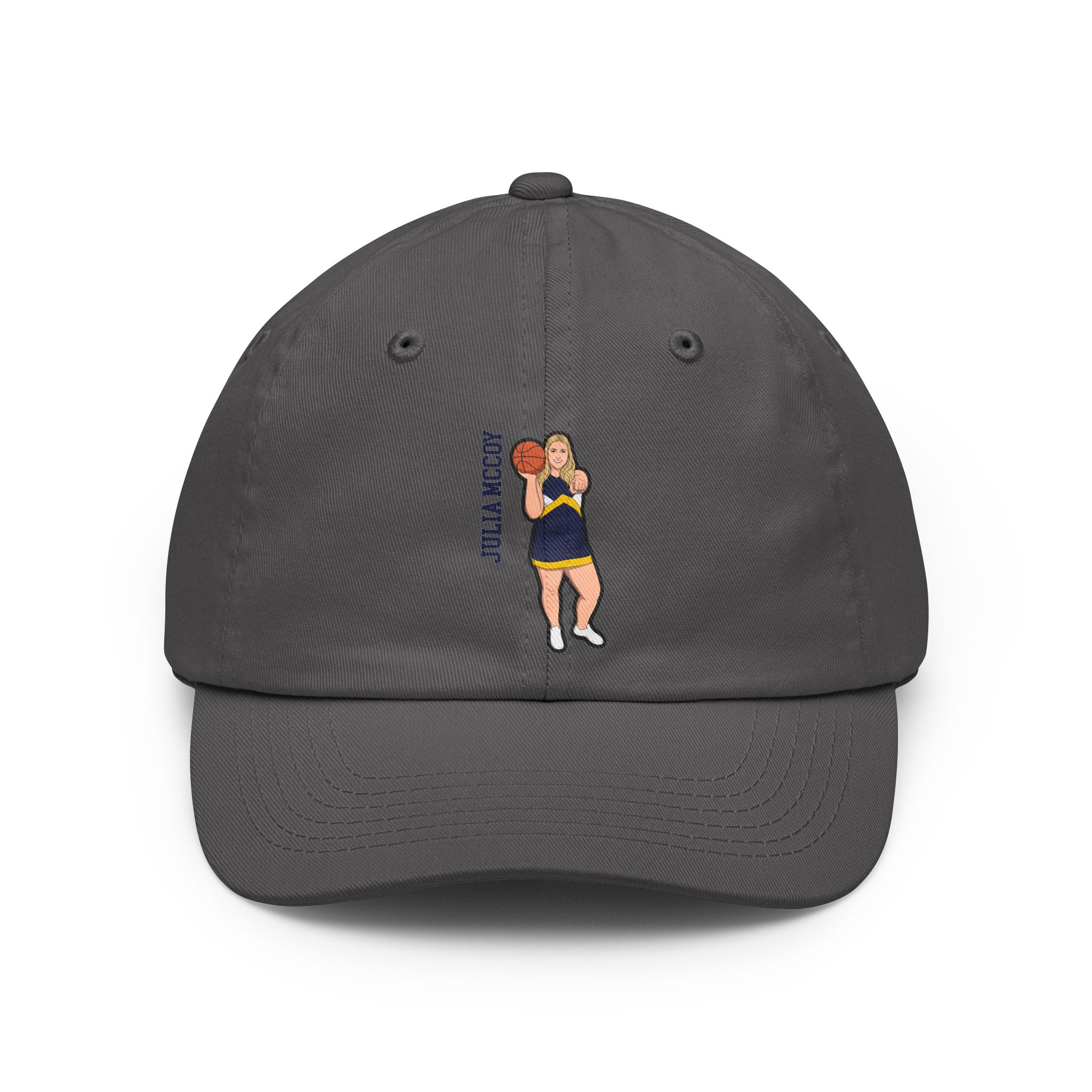 Classic Cap — character_name_vertical in Grey