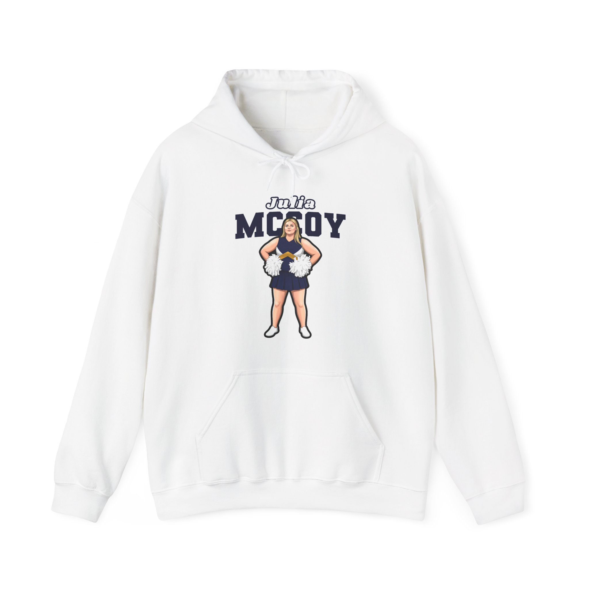 Hoodie — character_name_arch in White