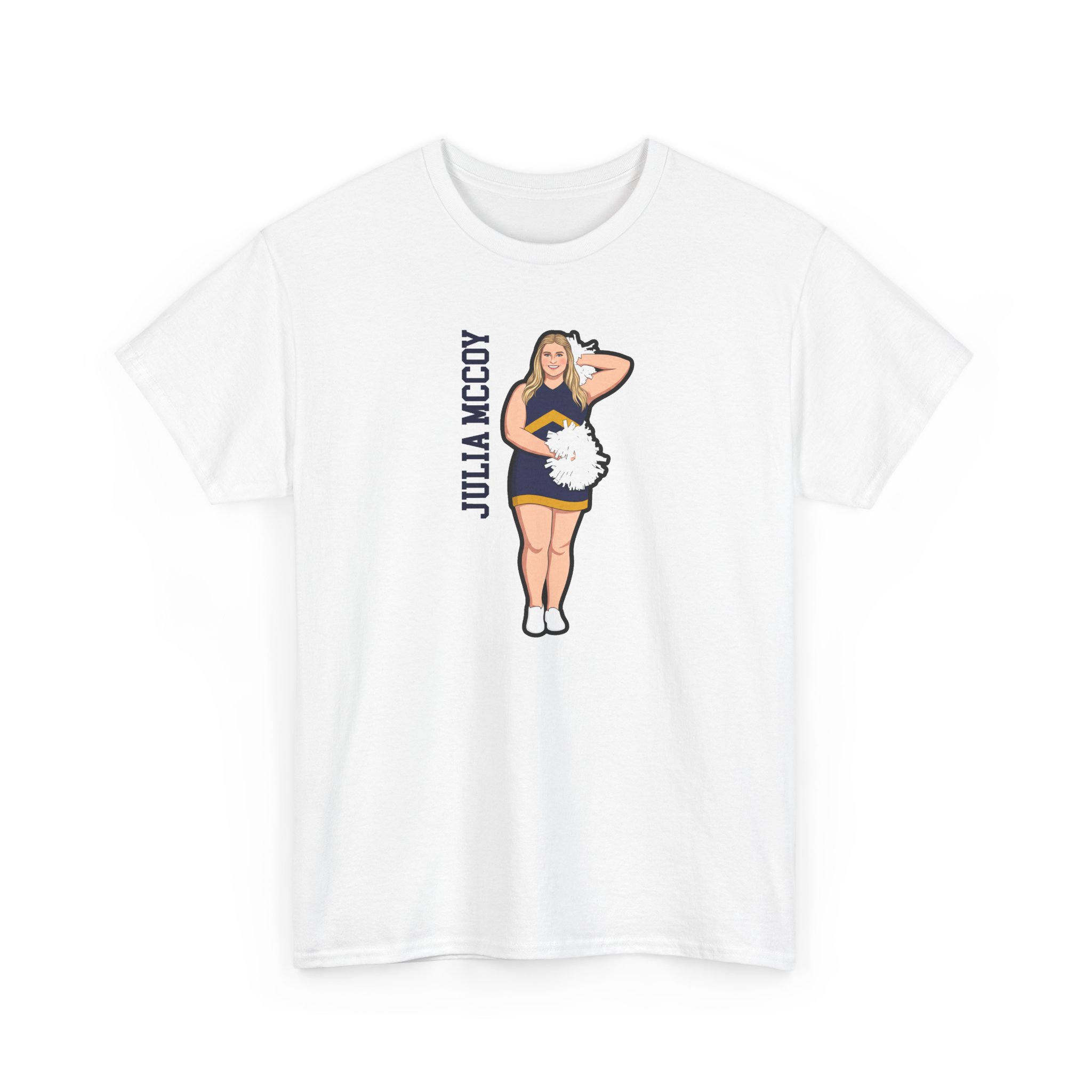 Tee — character_name_vertical in White