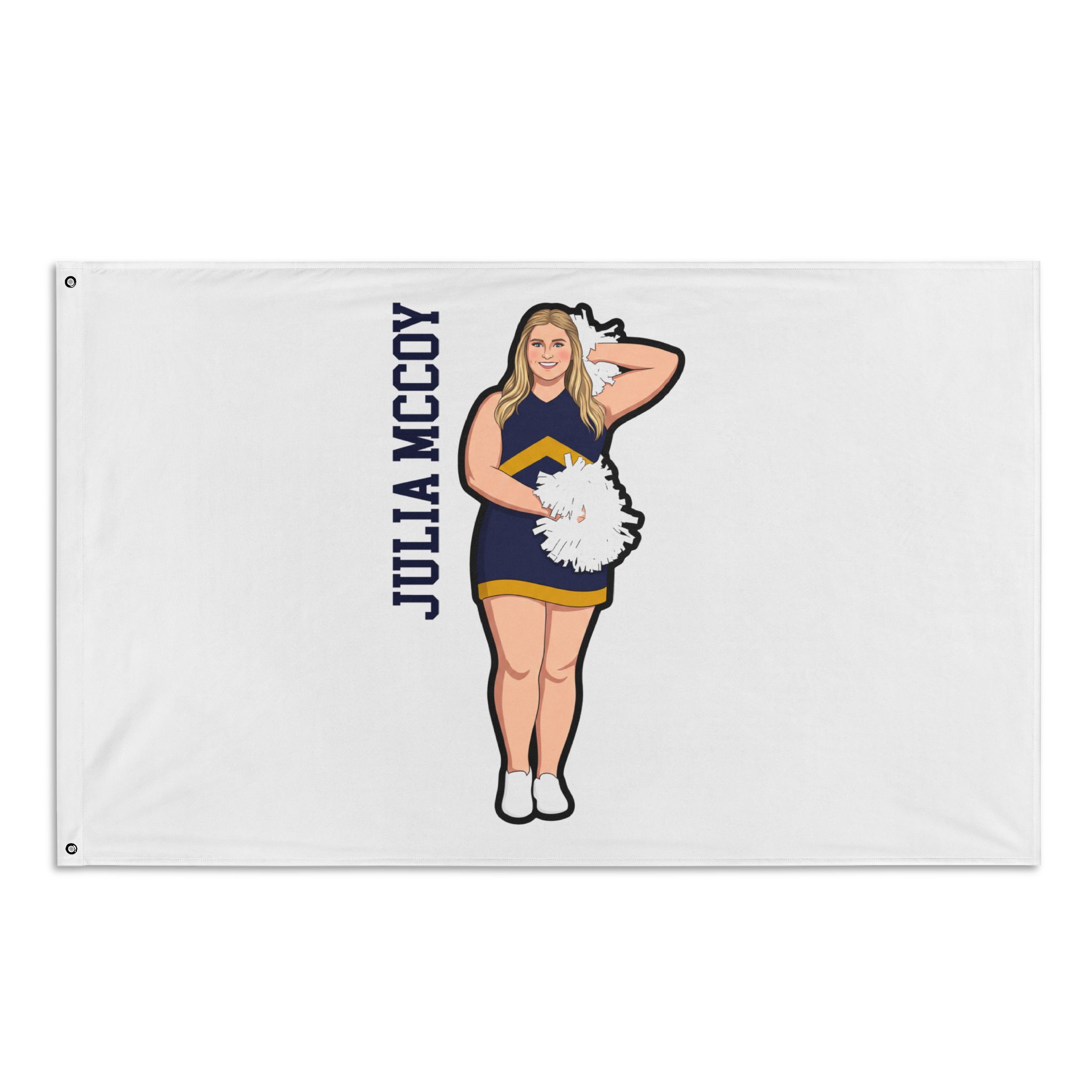 Flag (35 × 56 in) — character_name_vertical in Classic