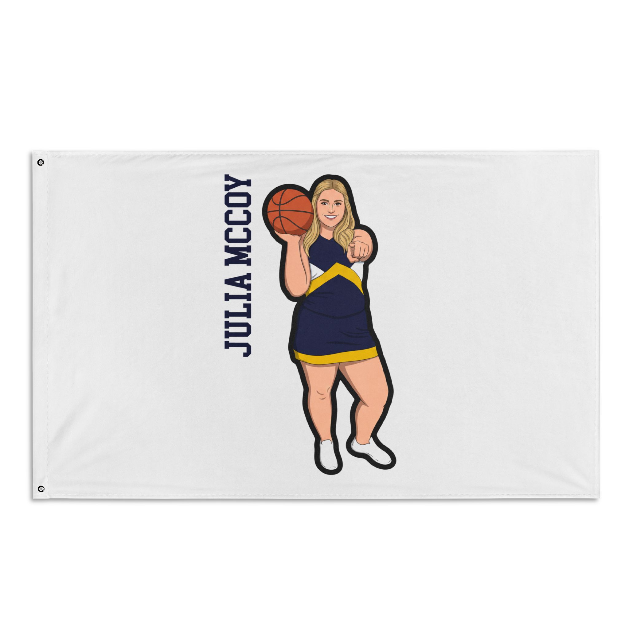 Flag (35 × 56 in) — character_name_vertical in Classic