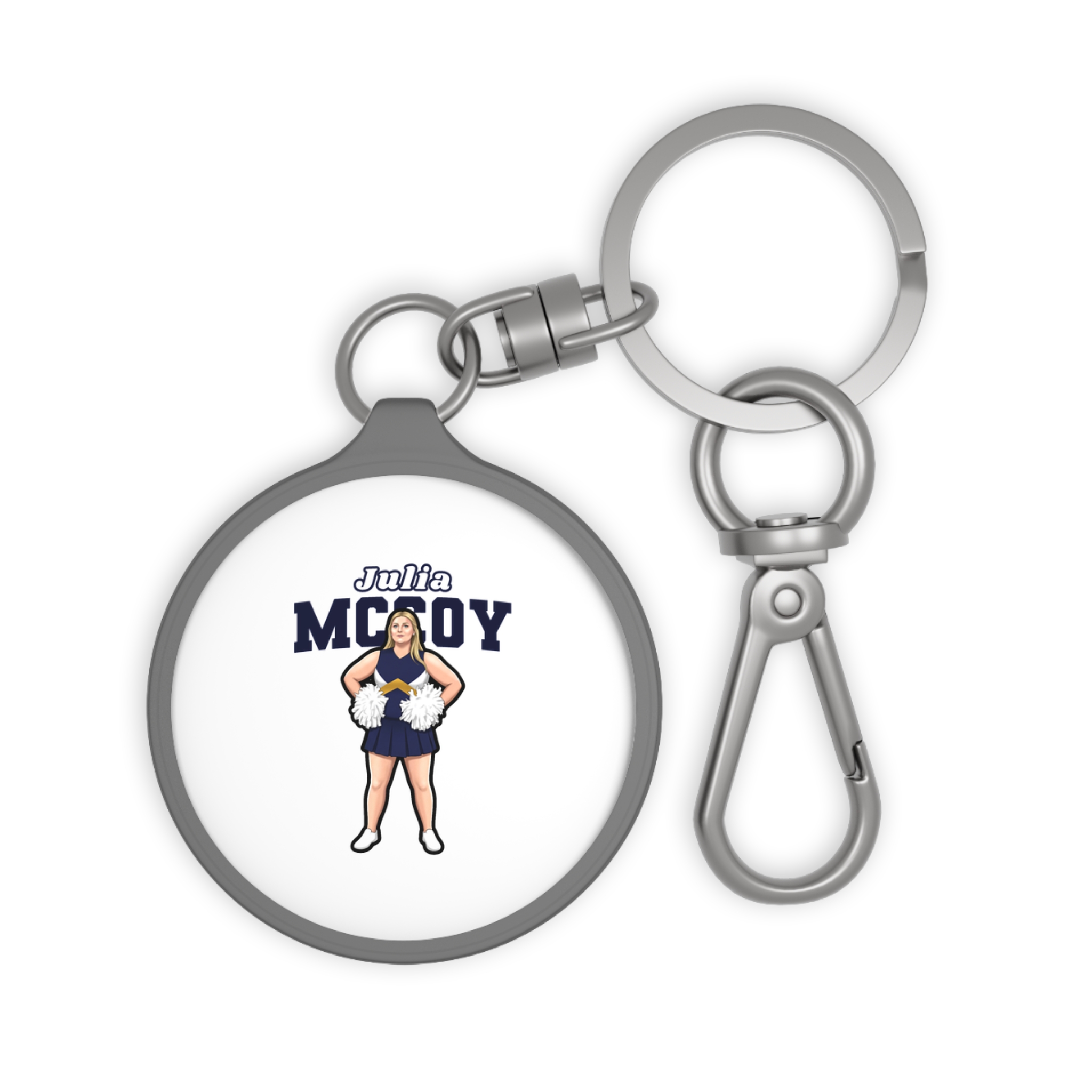 Keychain — character_name_arch in Grey