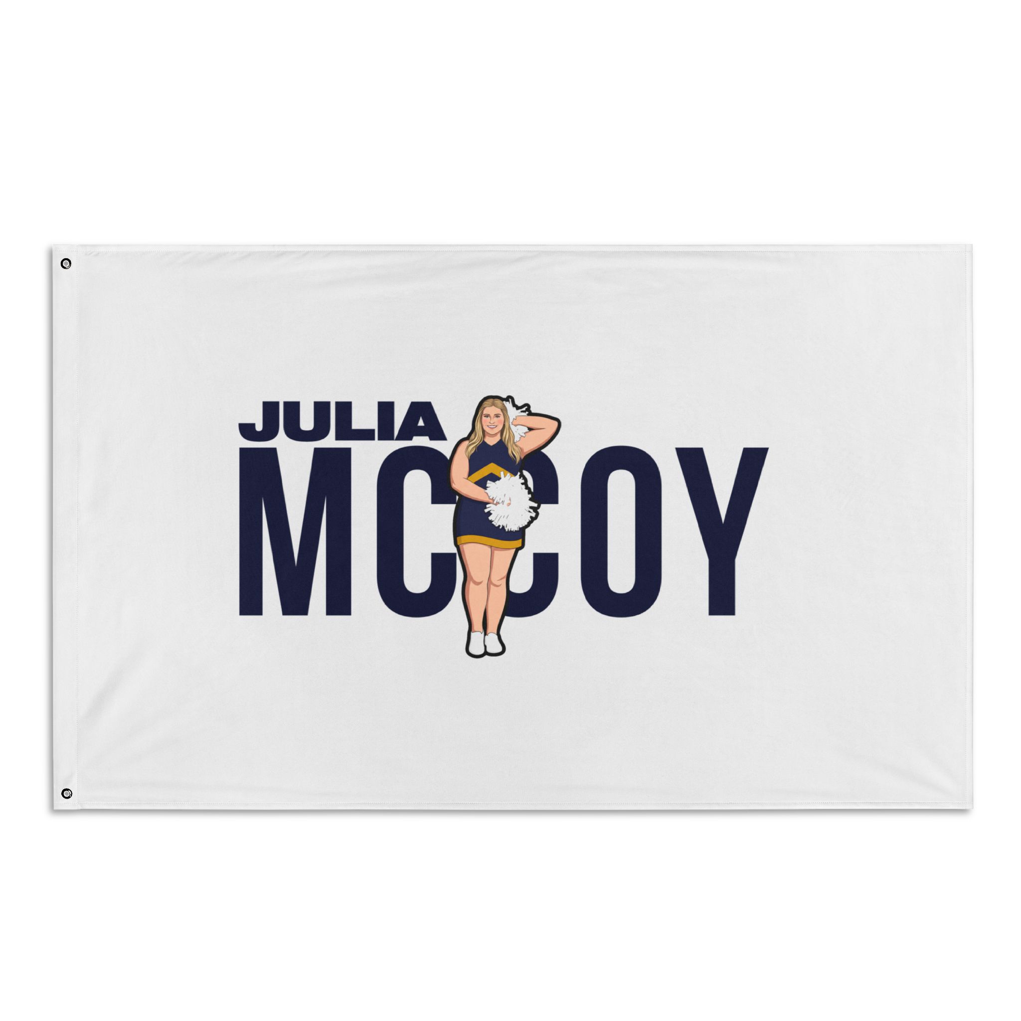 Flag (35 × 56 in) — character_player_name in Classic