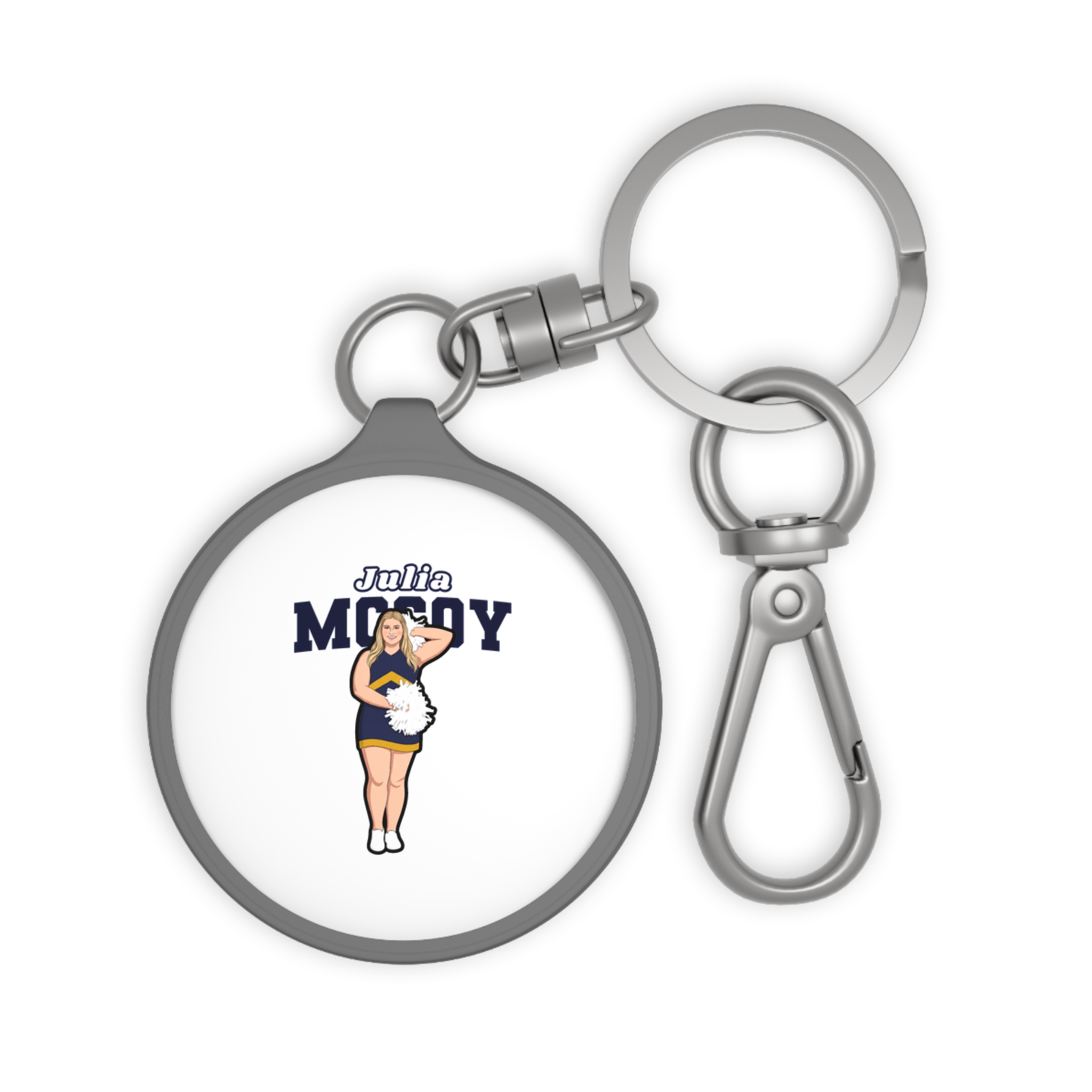 Keychain — character_name_arch in Grey