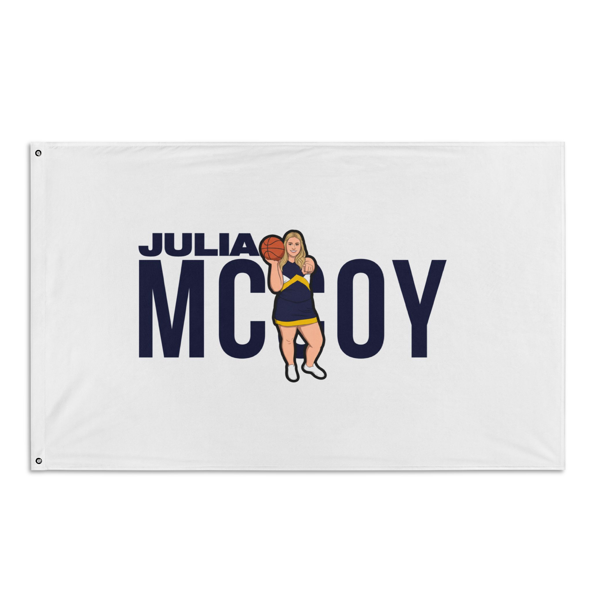 Flag (35 × 56 in) — character_player_name in Classic