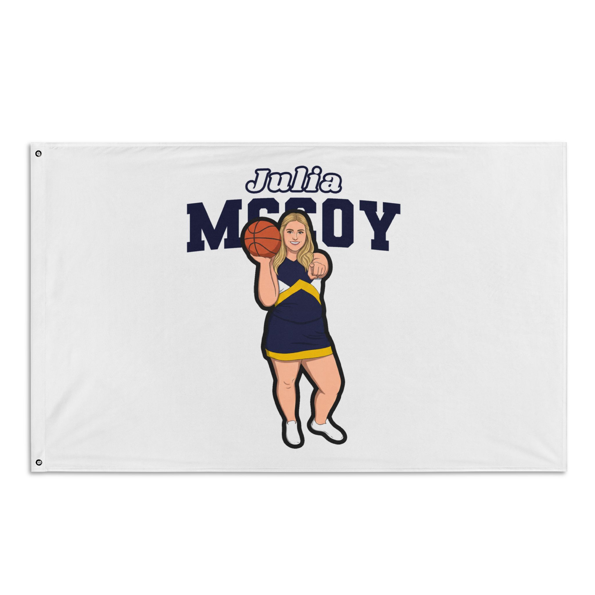 Flag (35 × 56 in) — character_name_arch in Classic