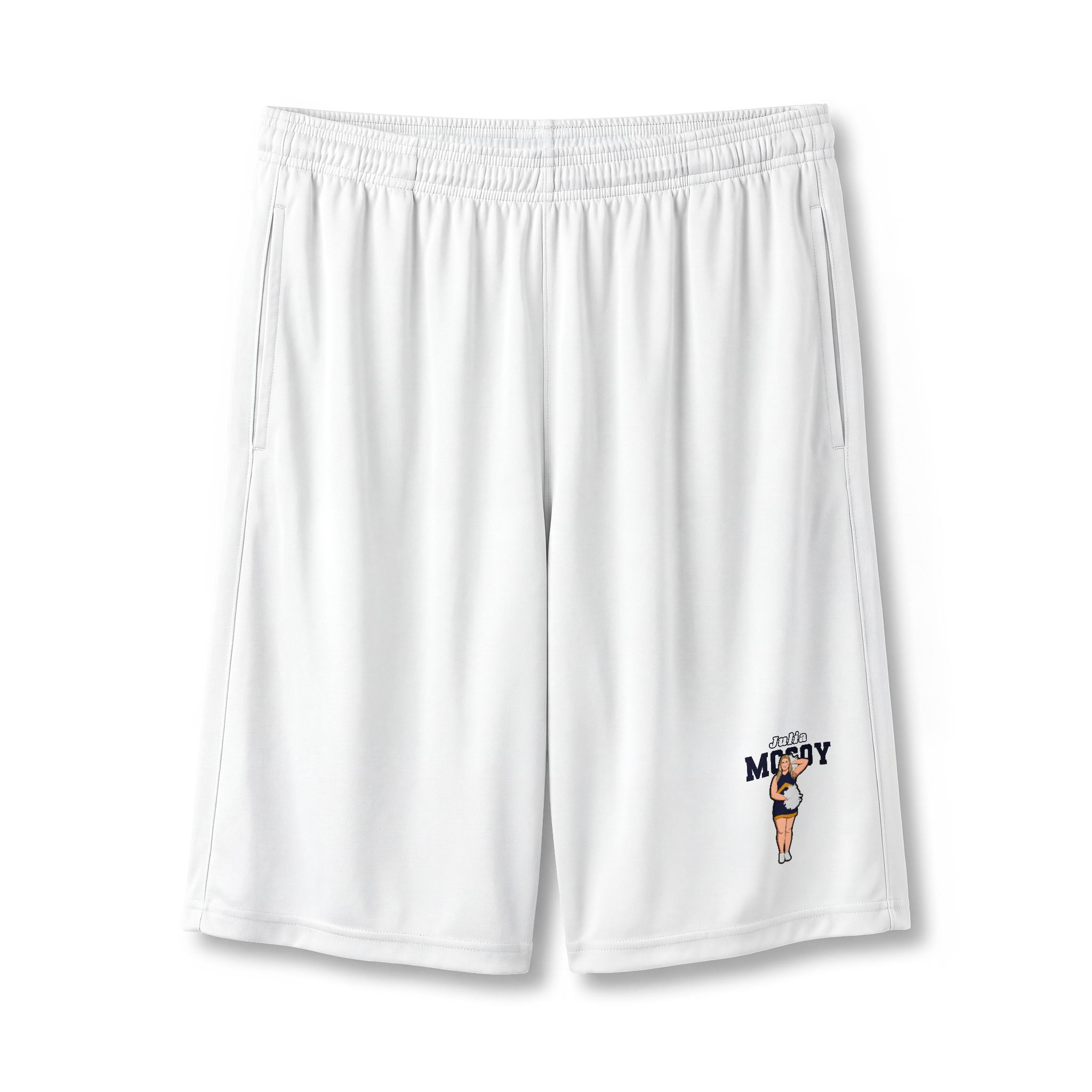 Shorts — character_name_arch in White