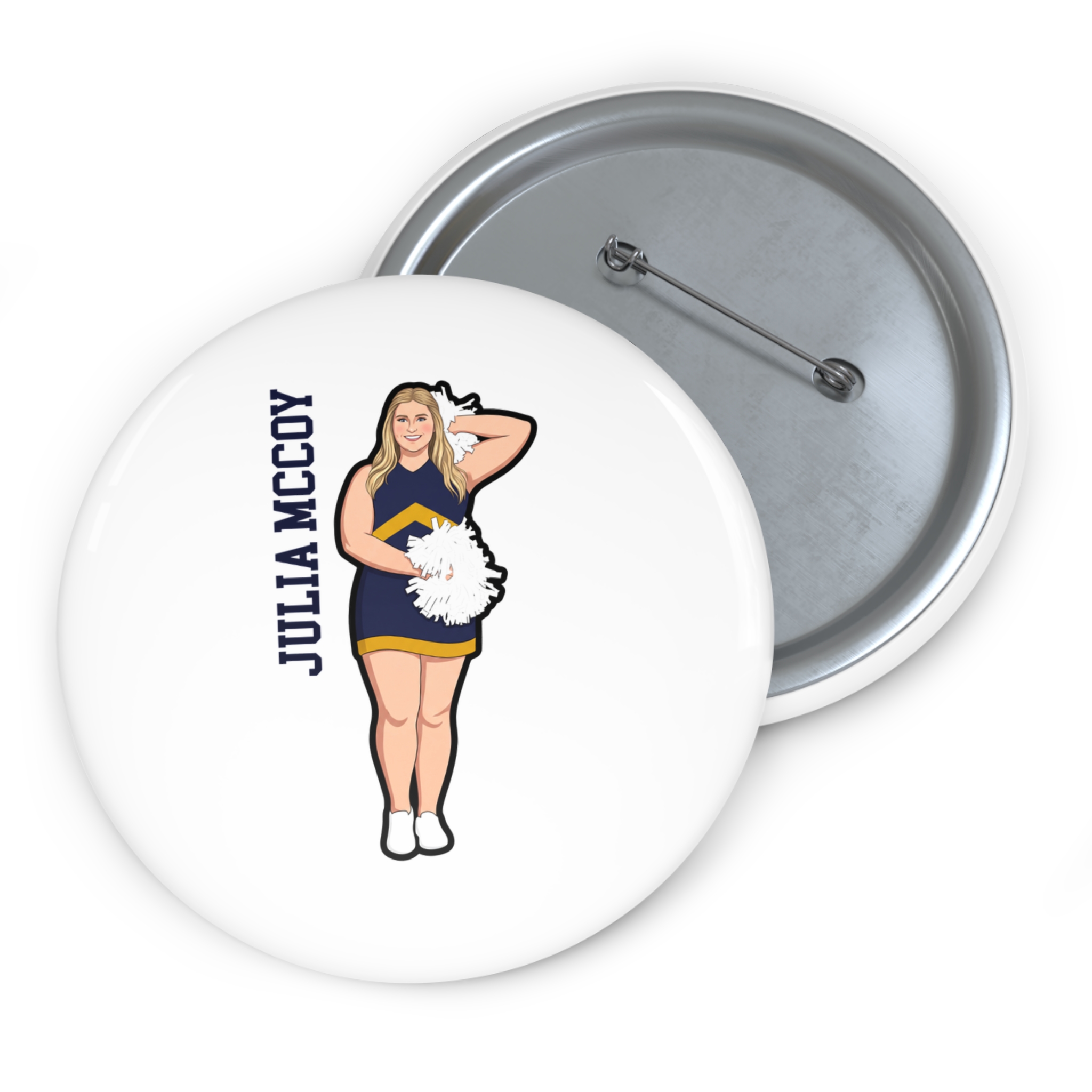 Game Day Pin — character_name_vertical in Classic