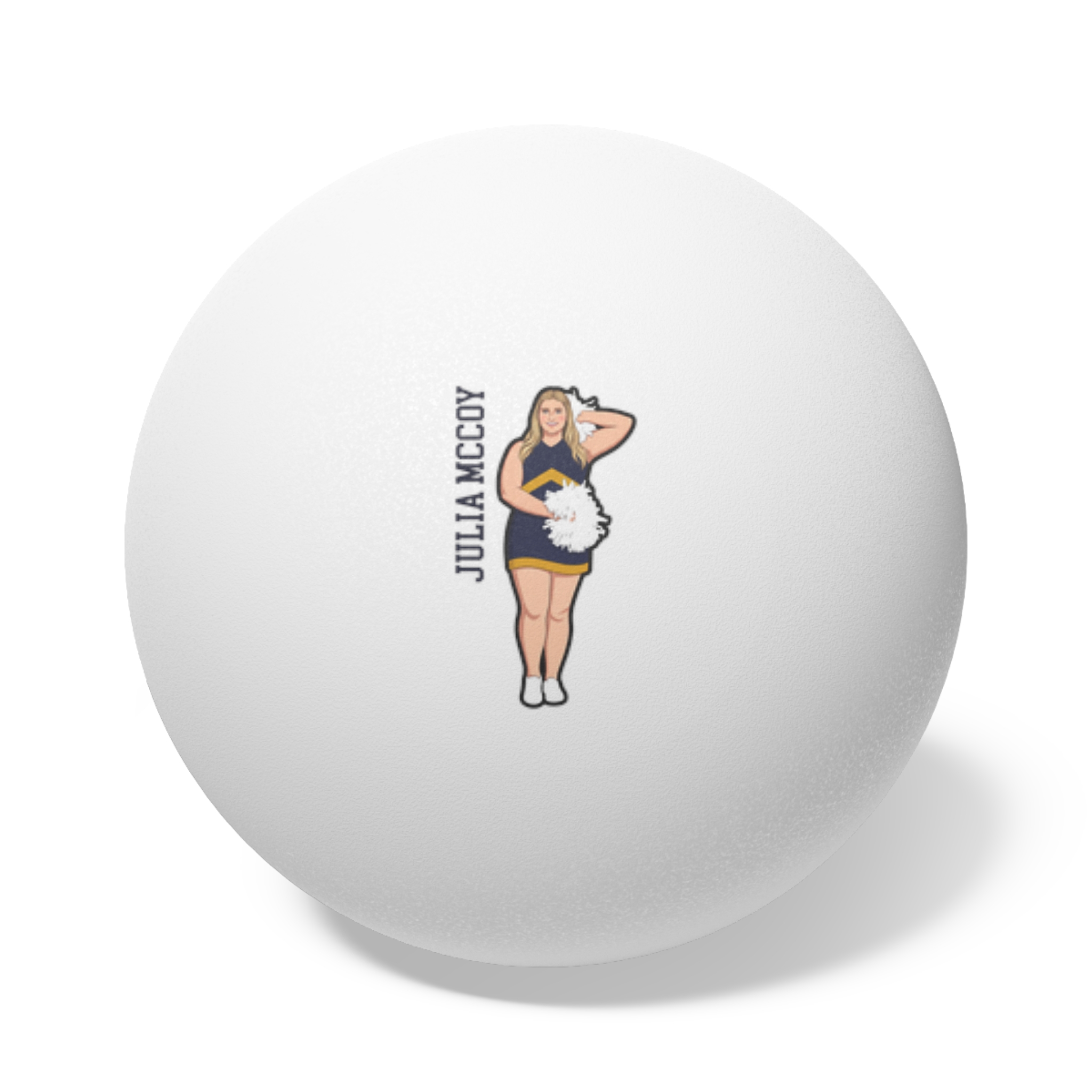 Ping Pong Balls, 6 pcs — character_name_vertical in White