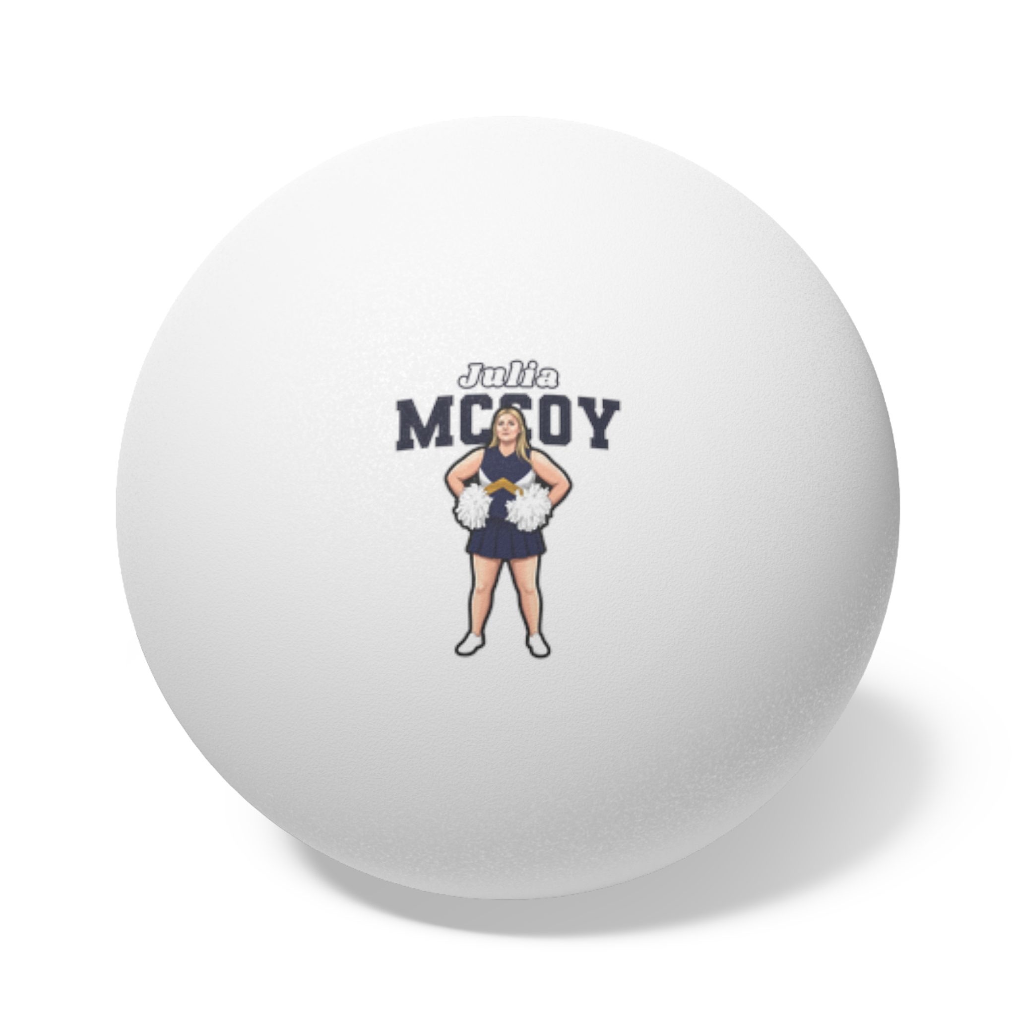 Ping Pong Balls, 6 pcs — character_name_arch in White