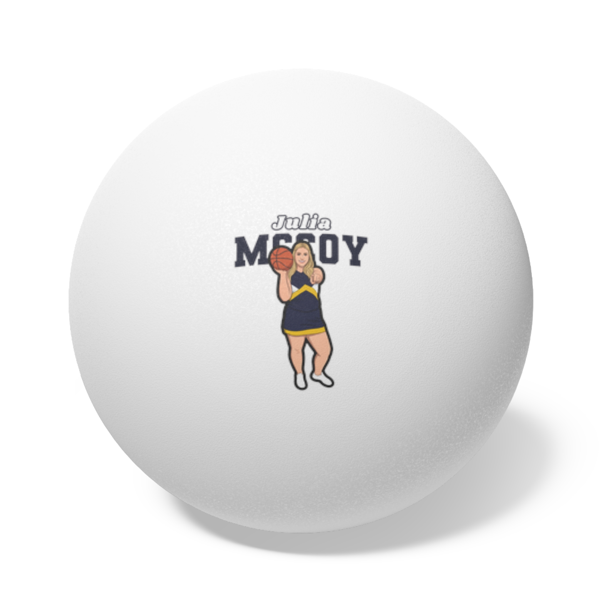 Ping Pong Balls, 6 pcs — character_name_arch in White