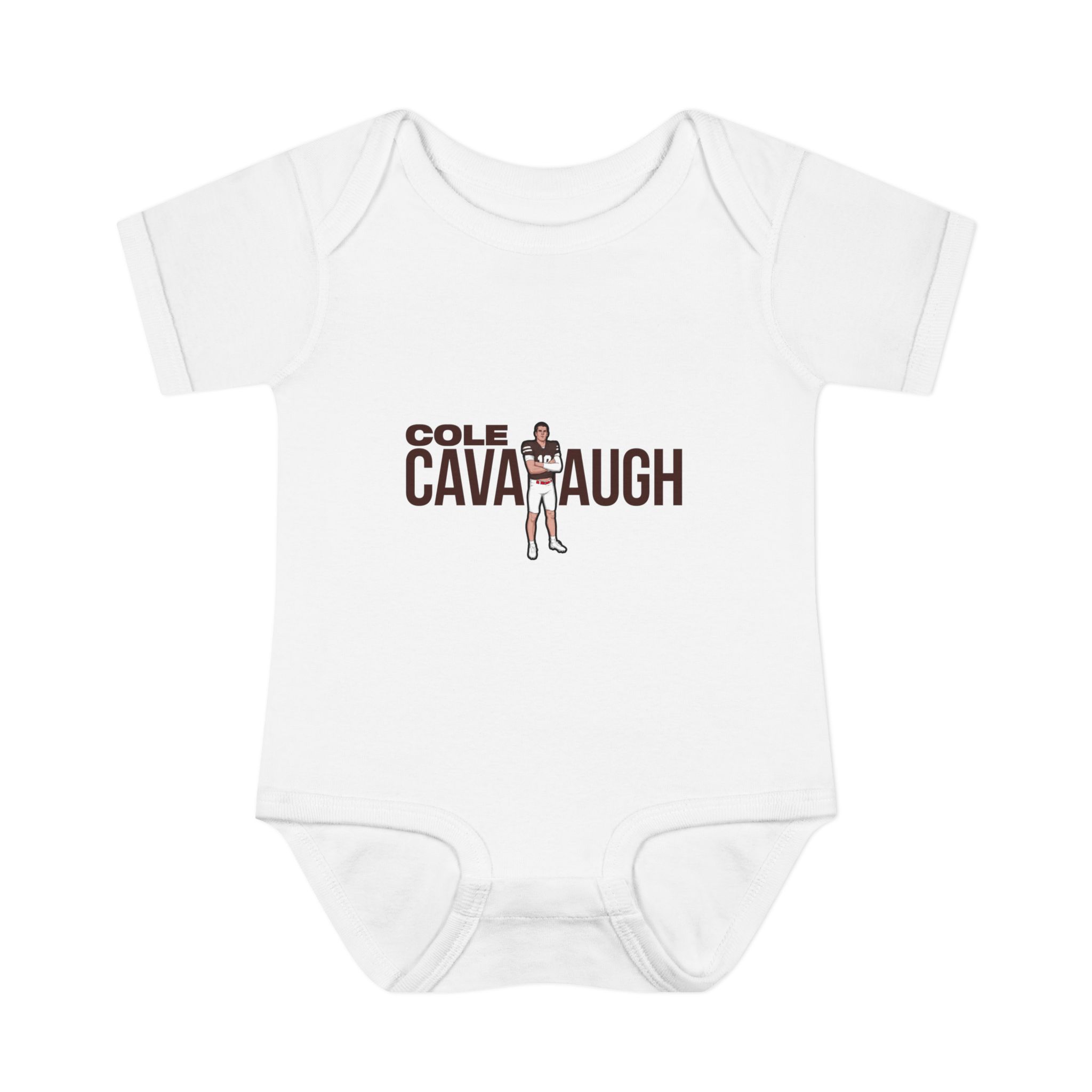 Baby Onesie — character_player_name in White