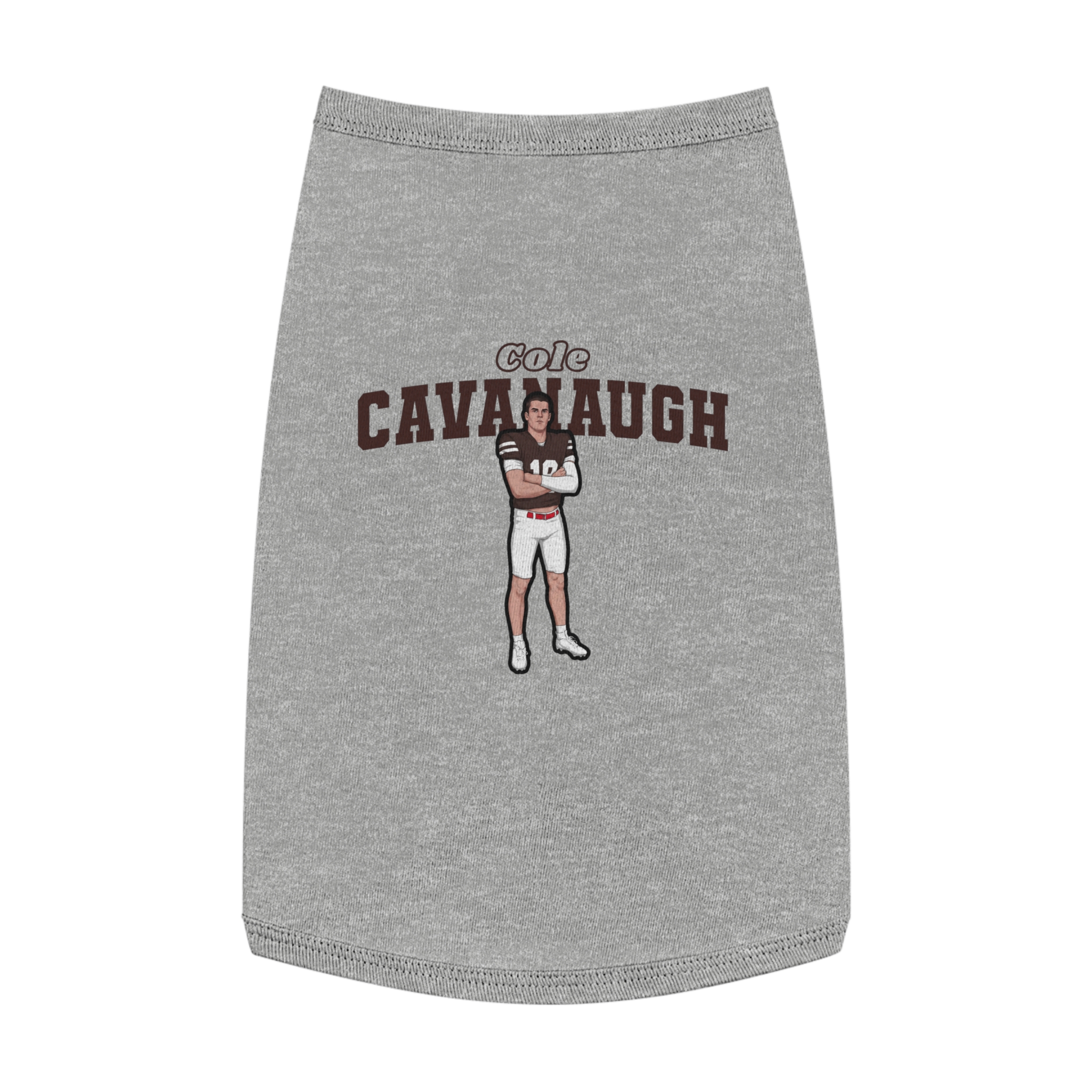 Pet Tank Top — character_name_arch in White
