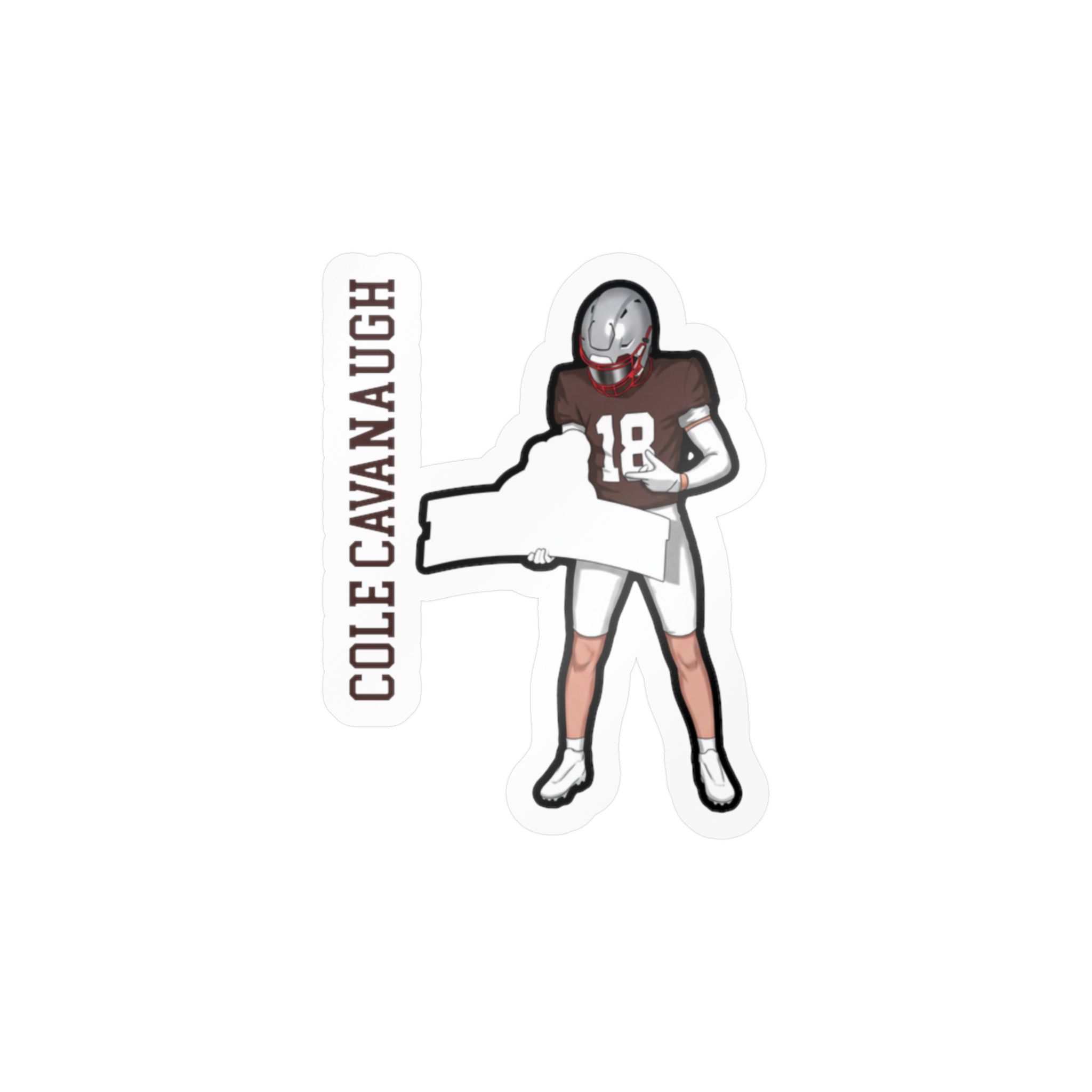 Vinyl Sticker — character_name_vertical in Classic