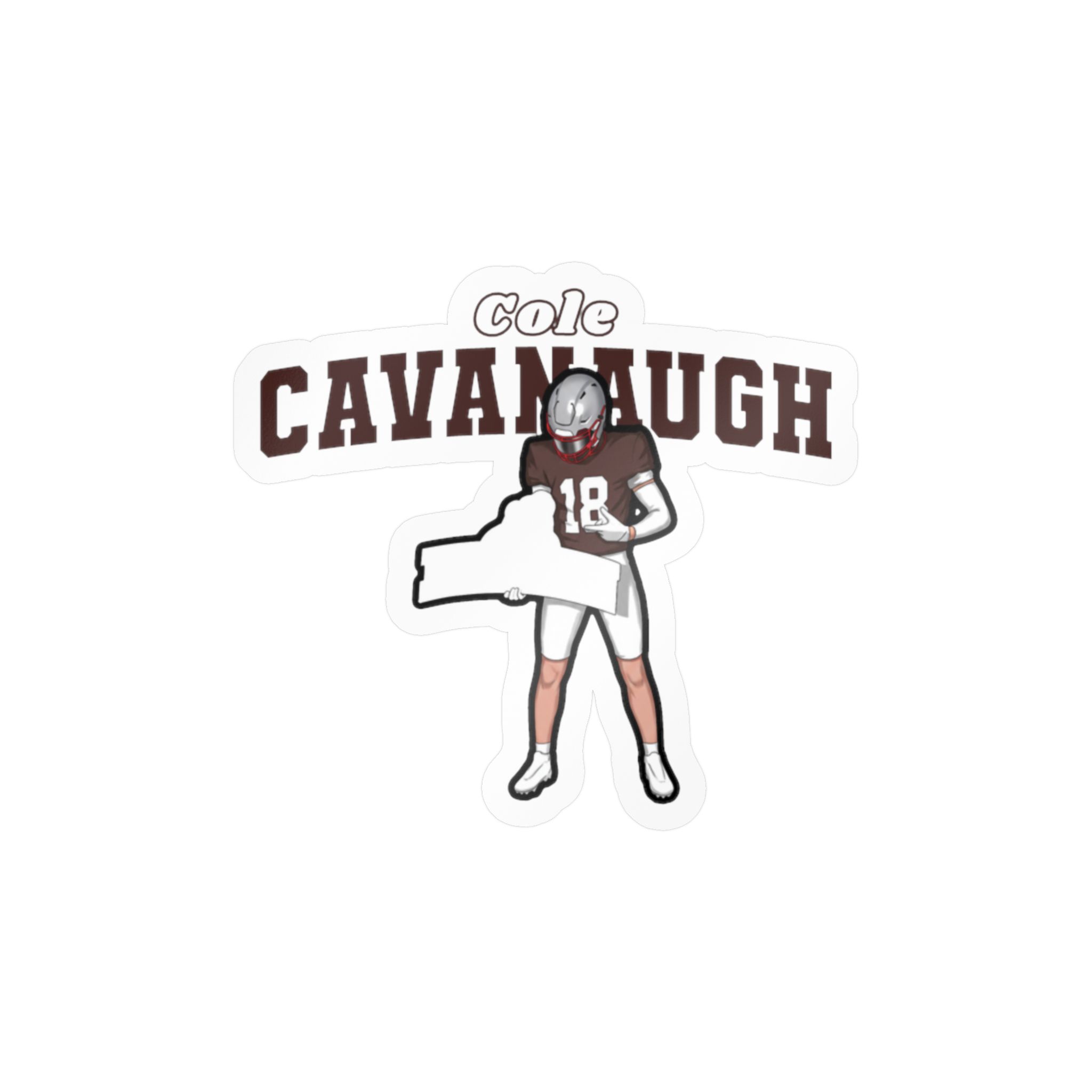 Vinyl Sticker — character_name_arch in Classic