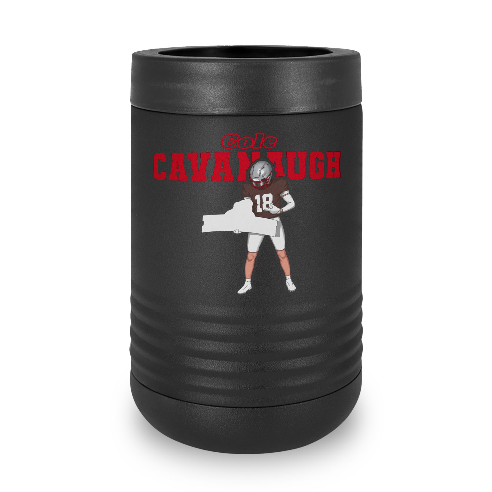 Stainless Can Cooler — character_name_arch in Black