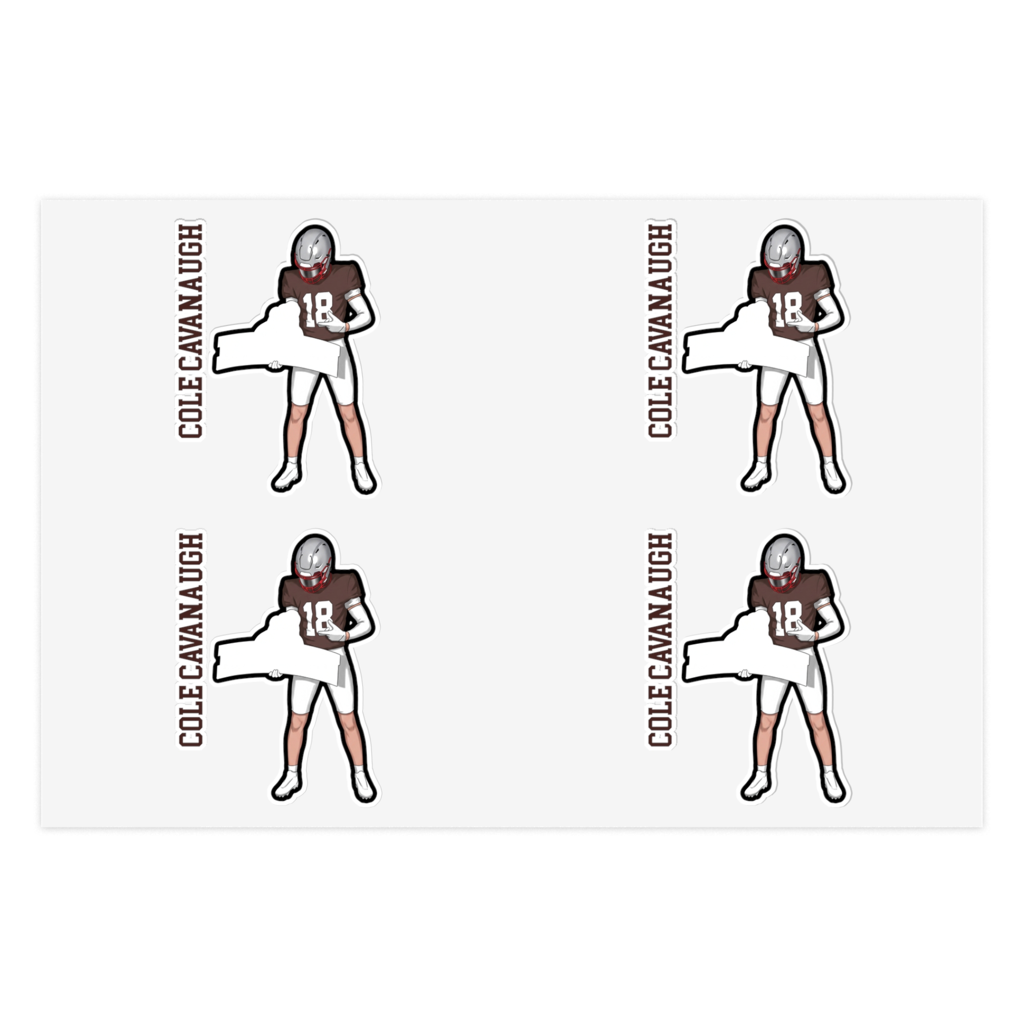 Sticker Sheet — character_name_vertical in Classic