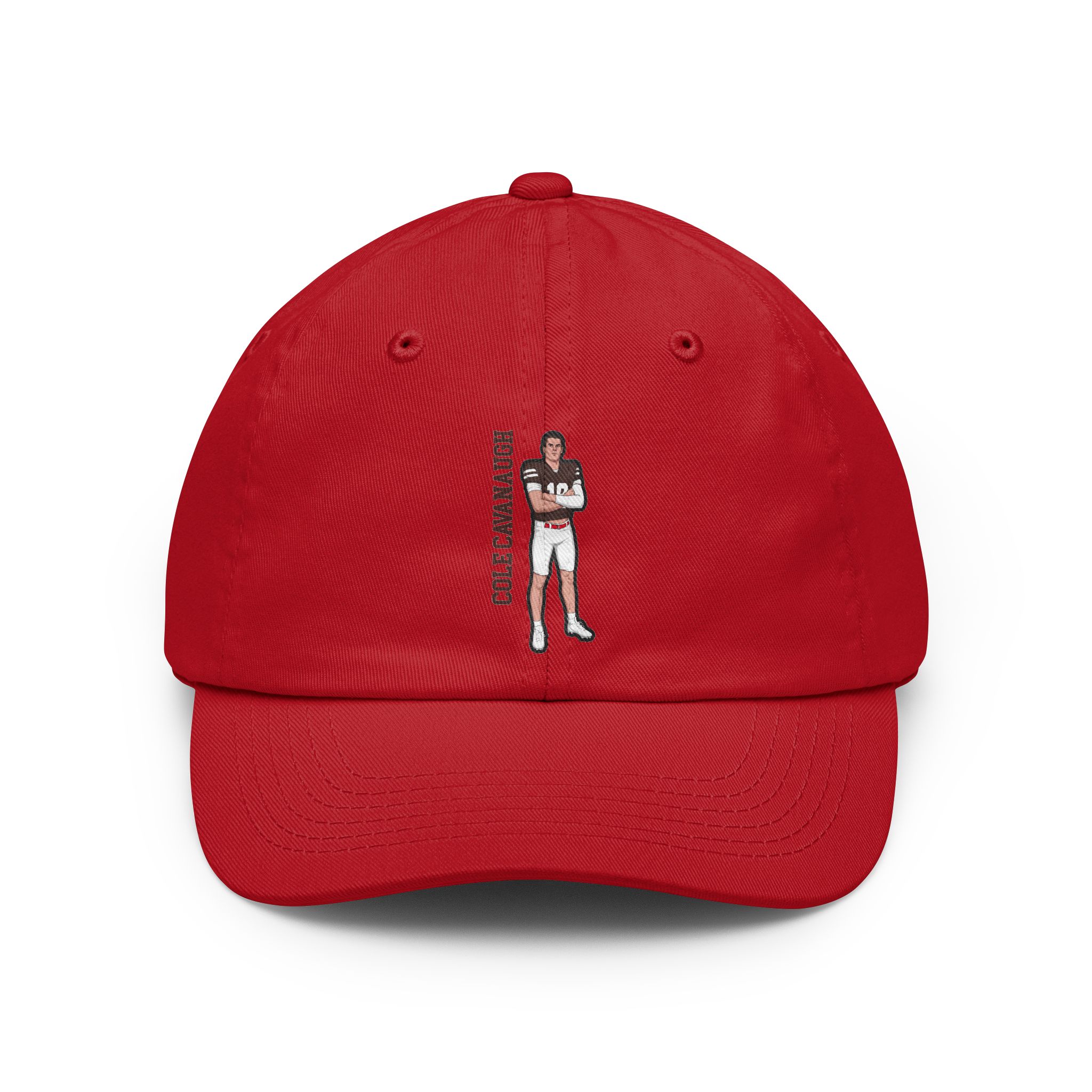 Classic Cap — character_name_vertical in Red