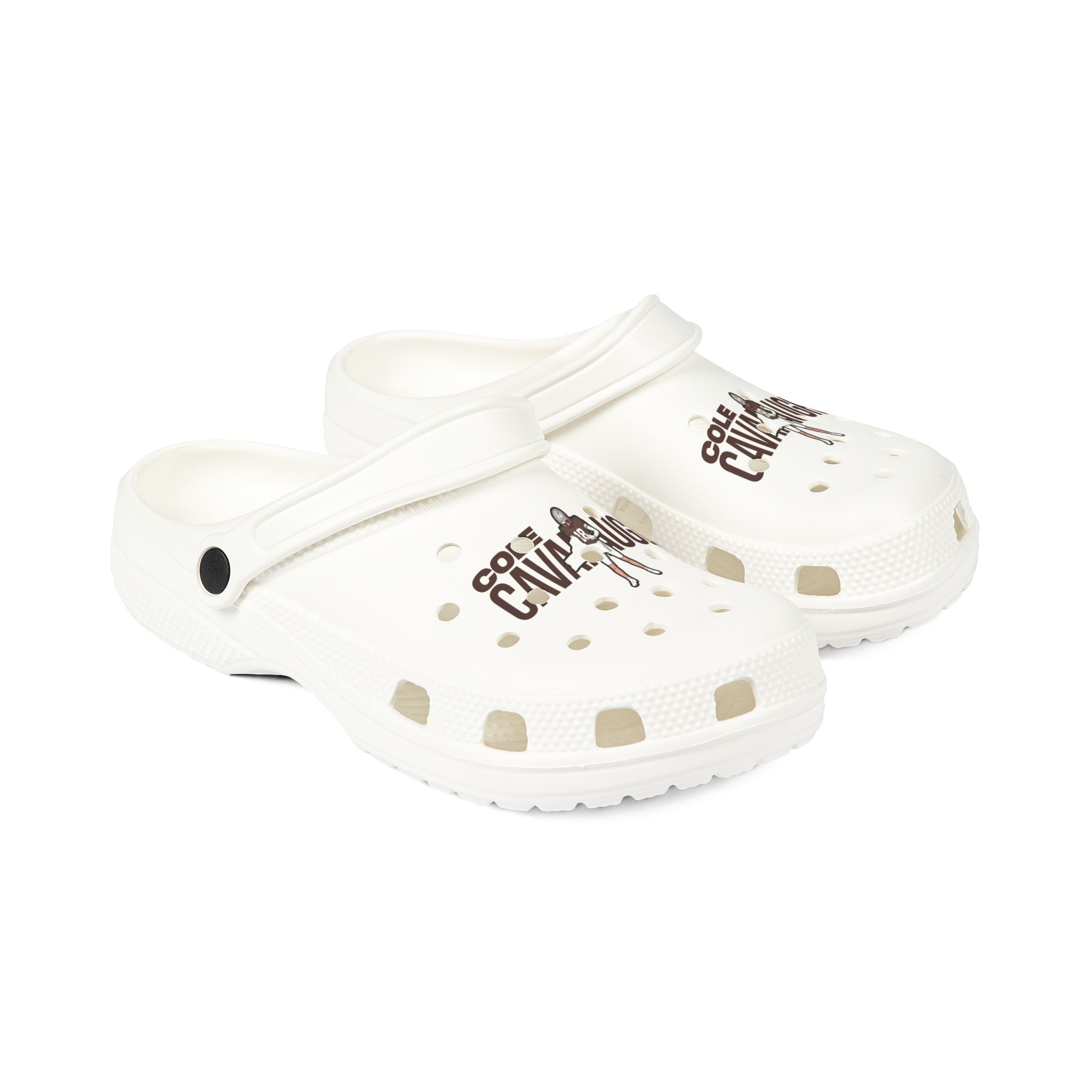 Rubber Clogs — character_player_name in White