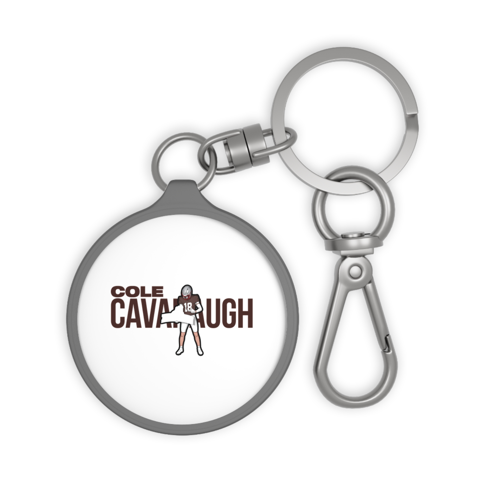 Keychain — character_player_name in Grey