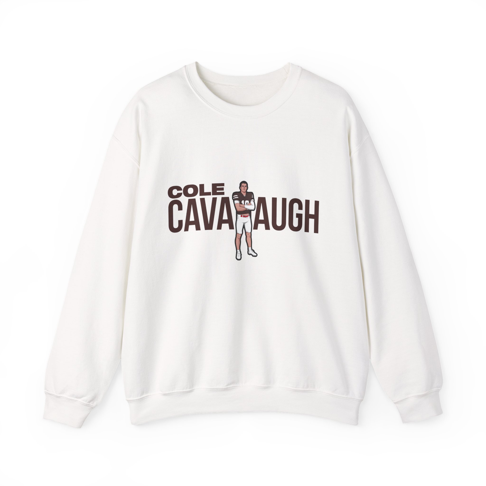 Crewneck Sweatshirt — character_player_name in White