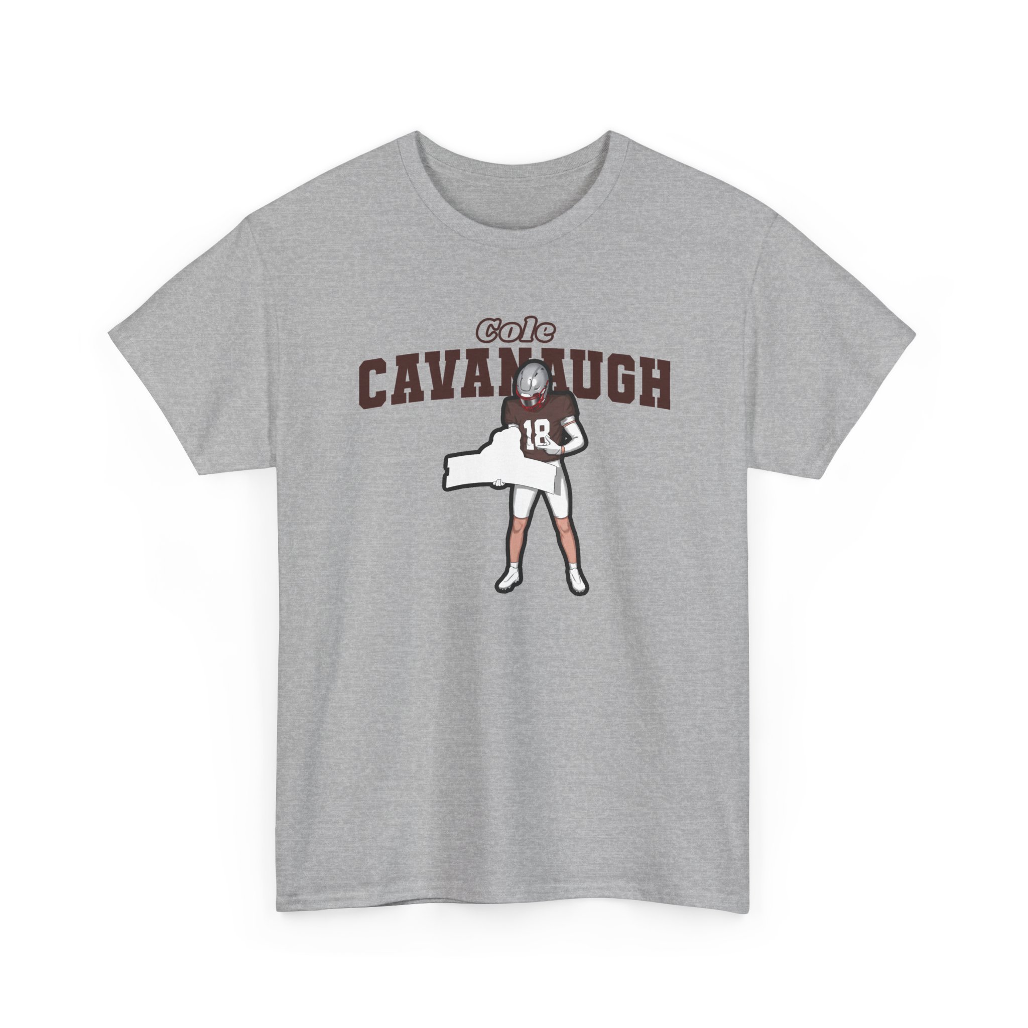 Tee — character_name_arch in Grey