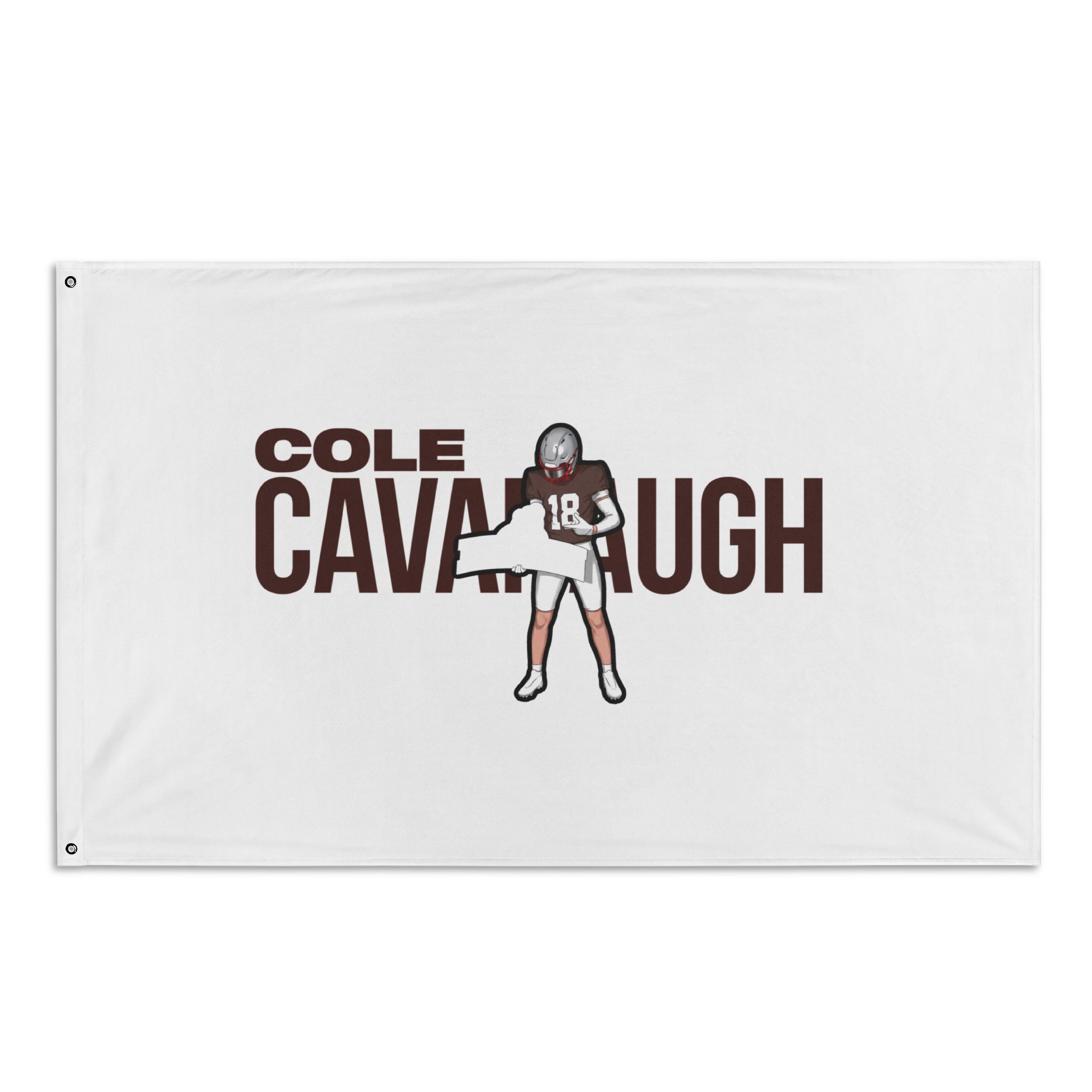 Flag (35 × 56 in) — character_player_name in Classic