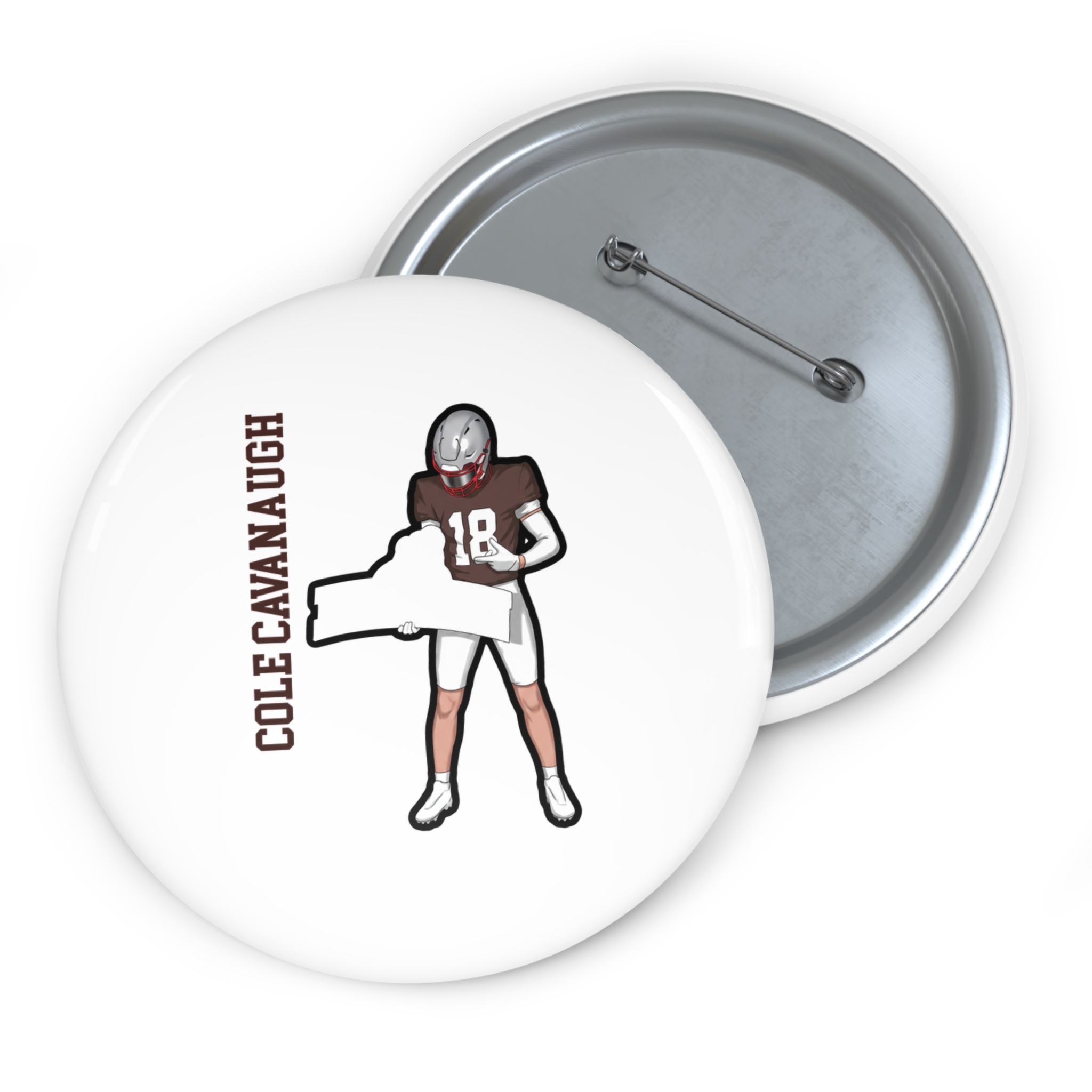 Game Day Pin — character_name_vertical in Classic