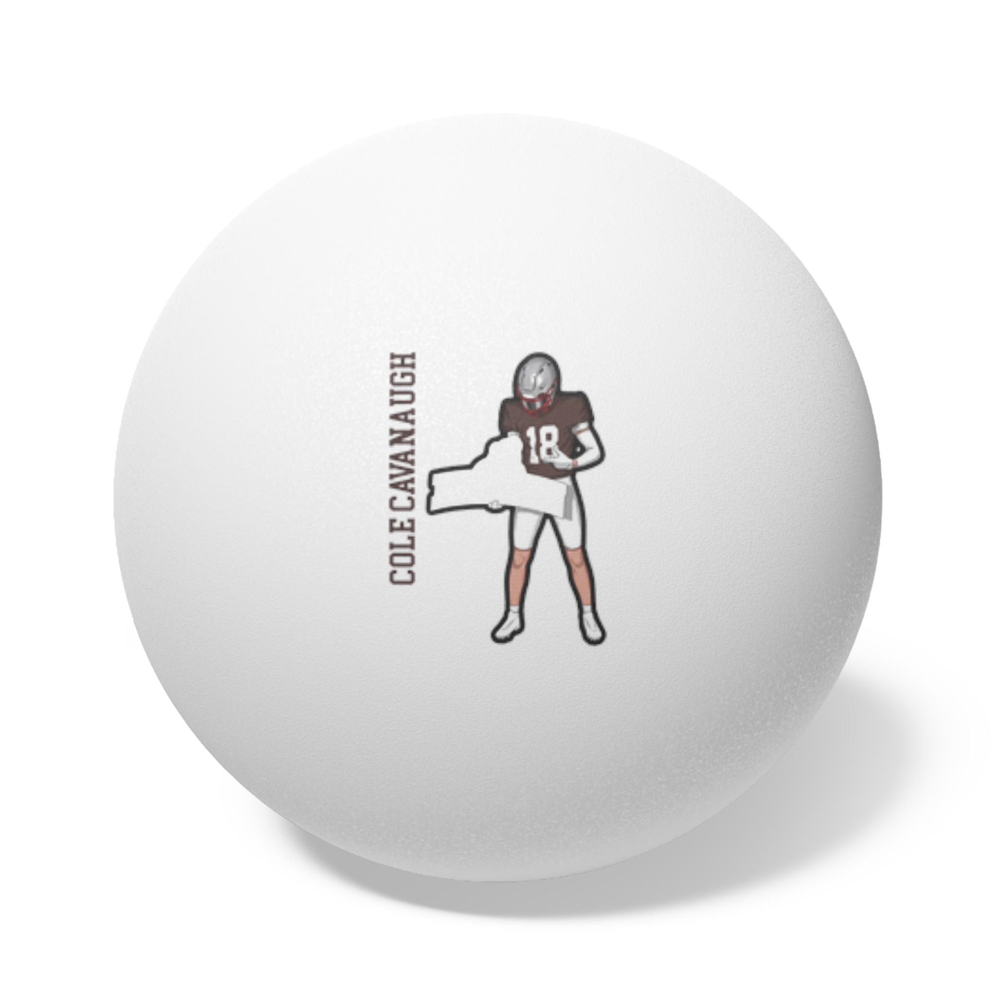 Ping Pong Balls, 6 pcs — character_name_vertical in White