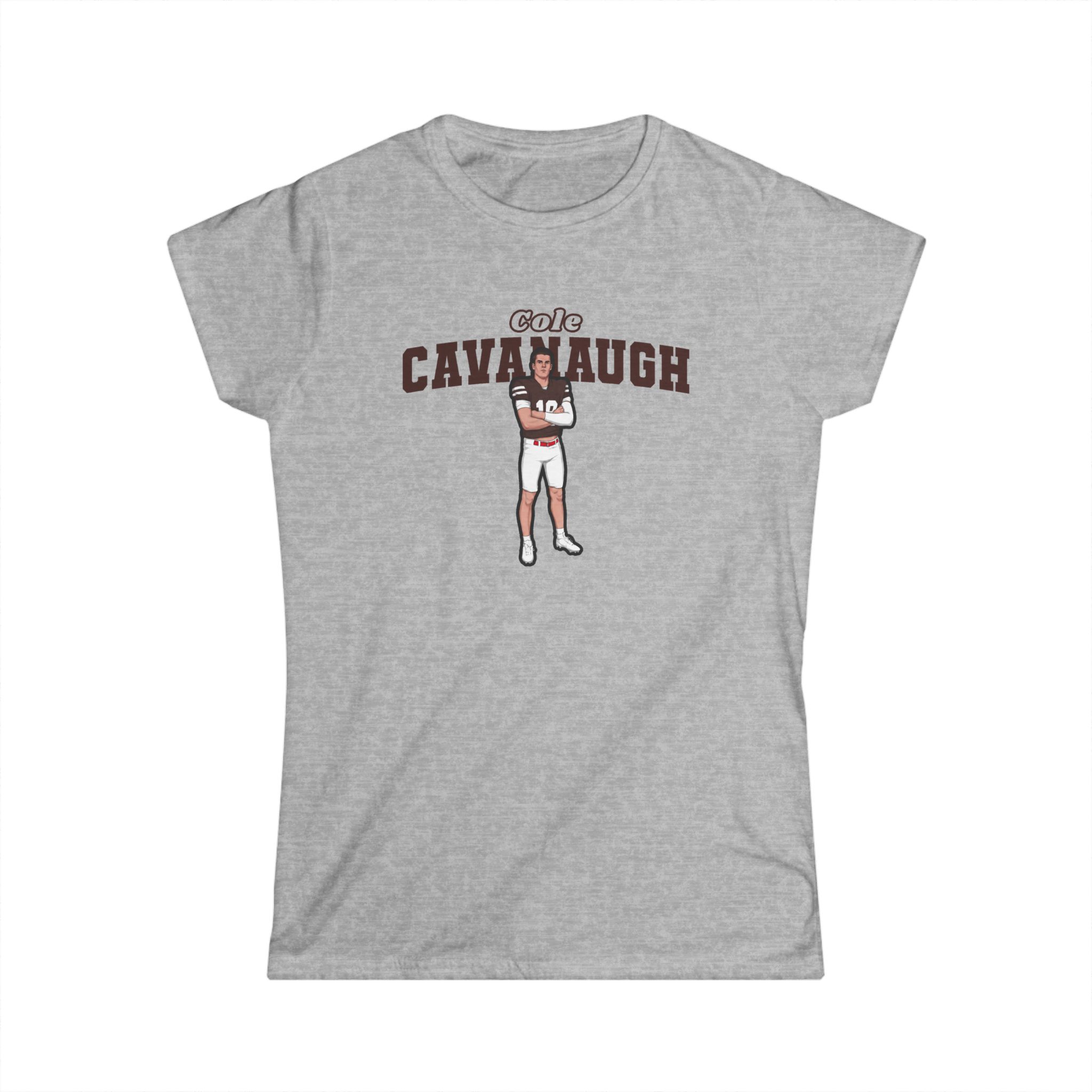 Women's Softstyle Tee — character_name_arch in Grey