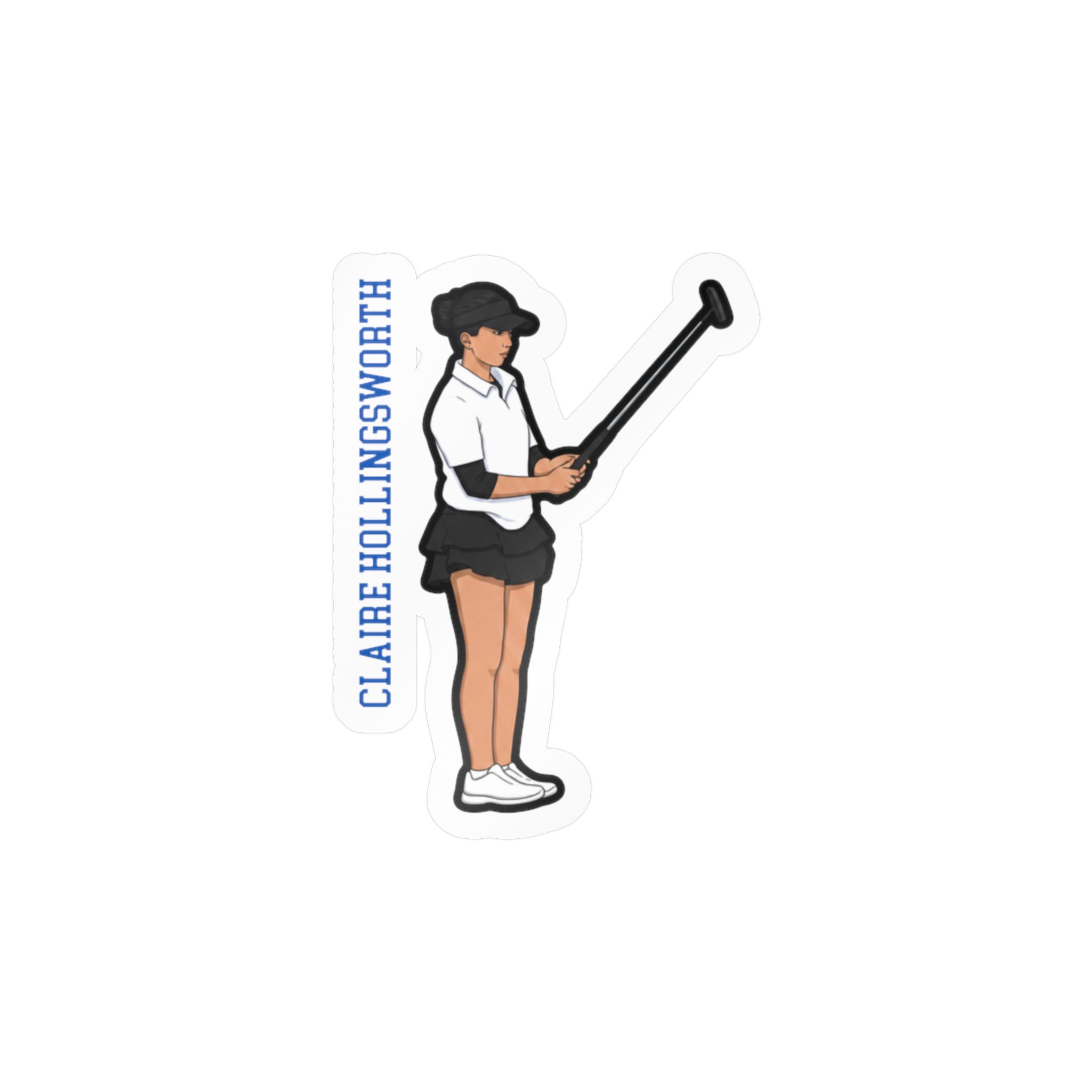 Vinyl Sticker — character_name_vertical in Classic