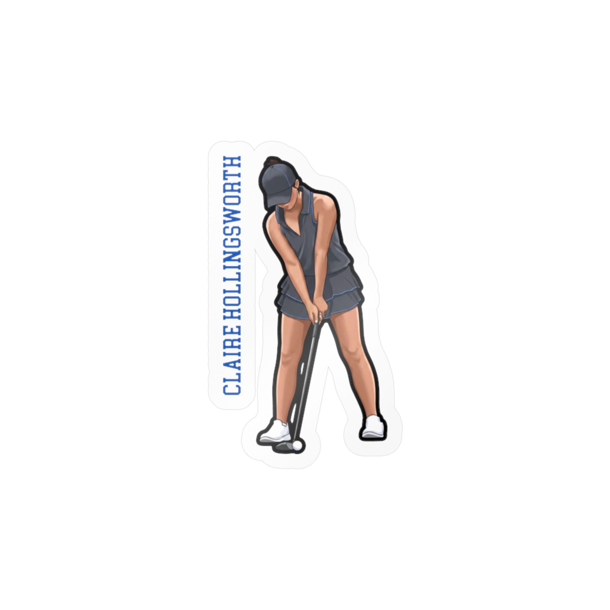 Vinyl Sticker — character_name_vertical in Classic