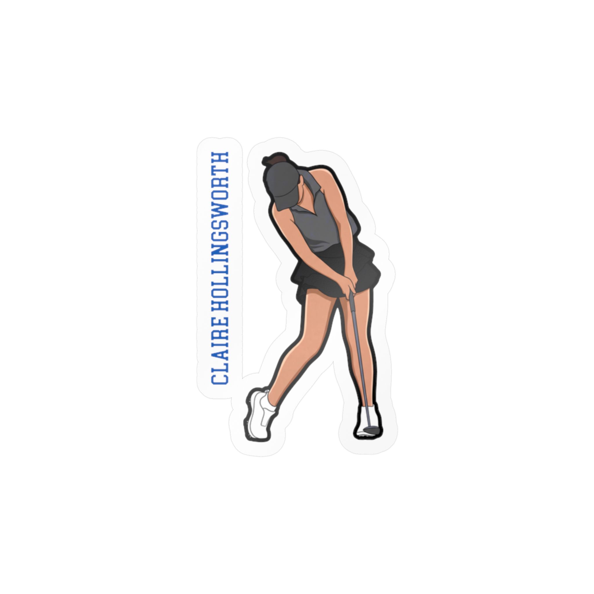 Vinyl Sticker — character_name_vertical in Classic