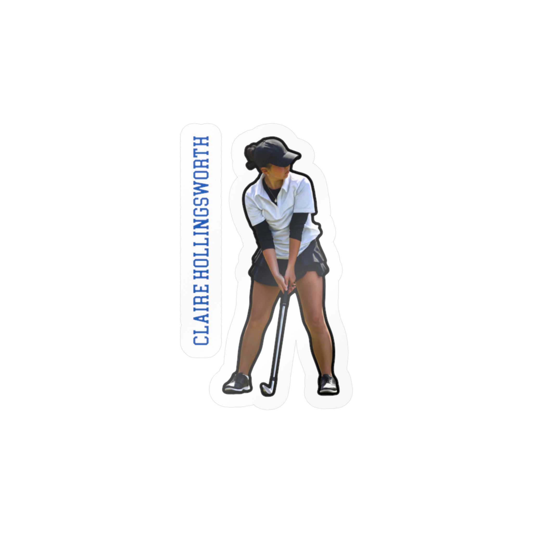 Vinyl Sticker — character_name_vertical in Classic