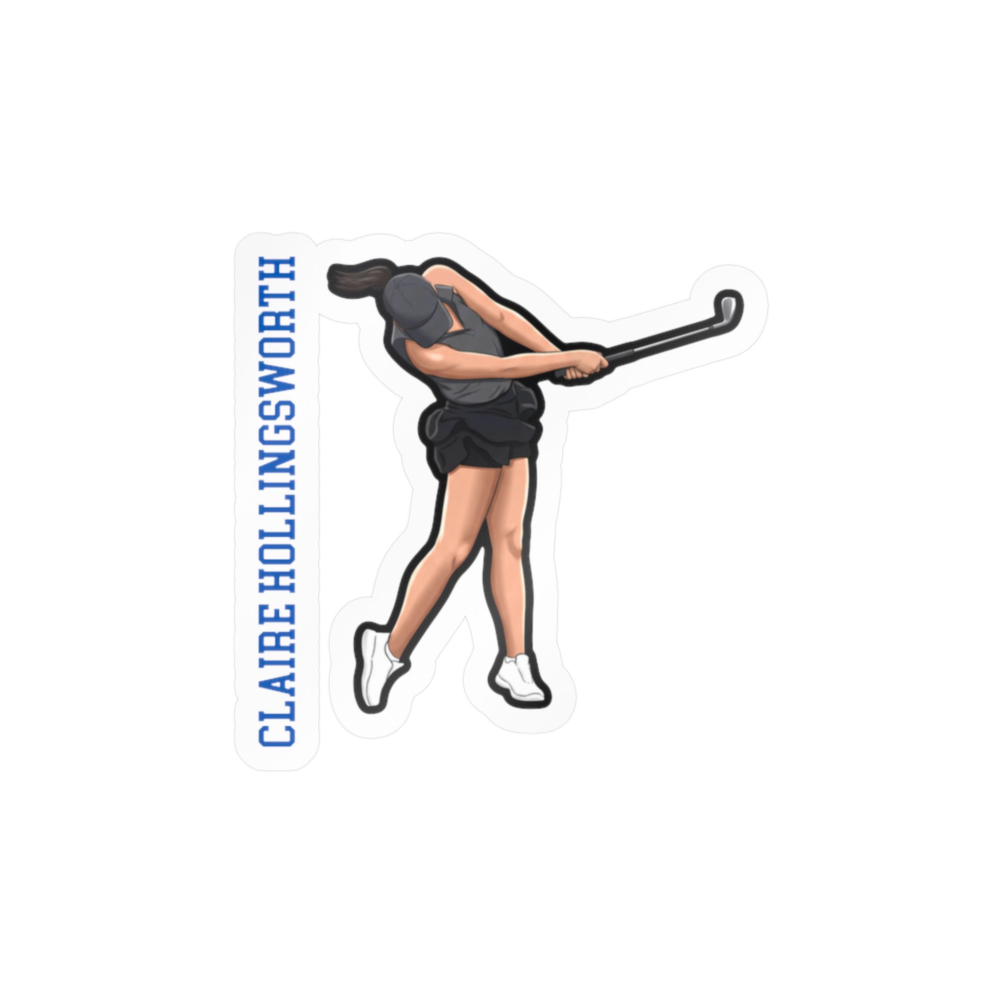 Vinyl Sticker — character_name_vertical in Classic